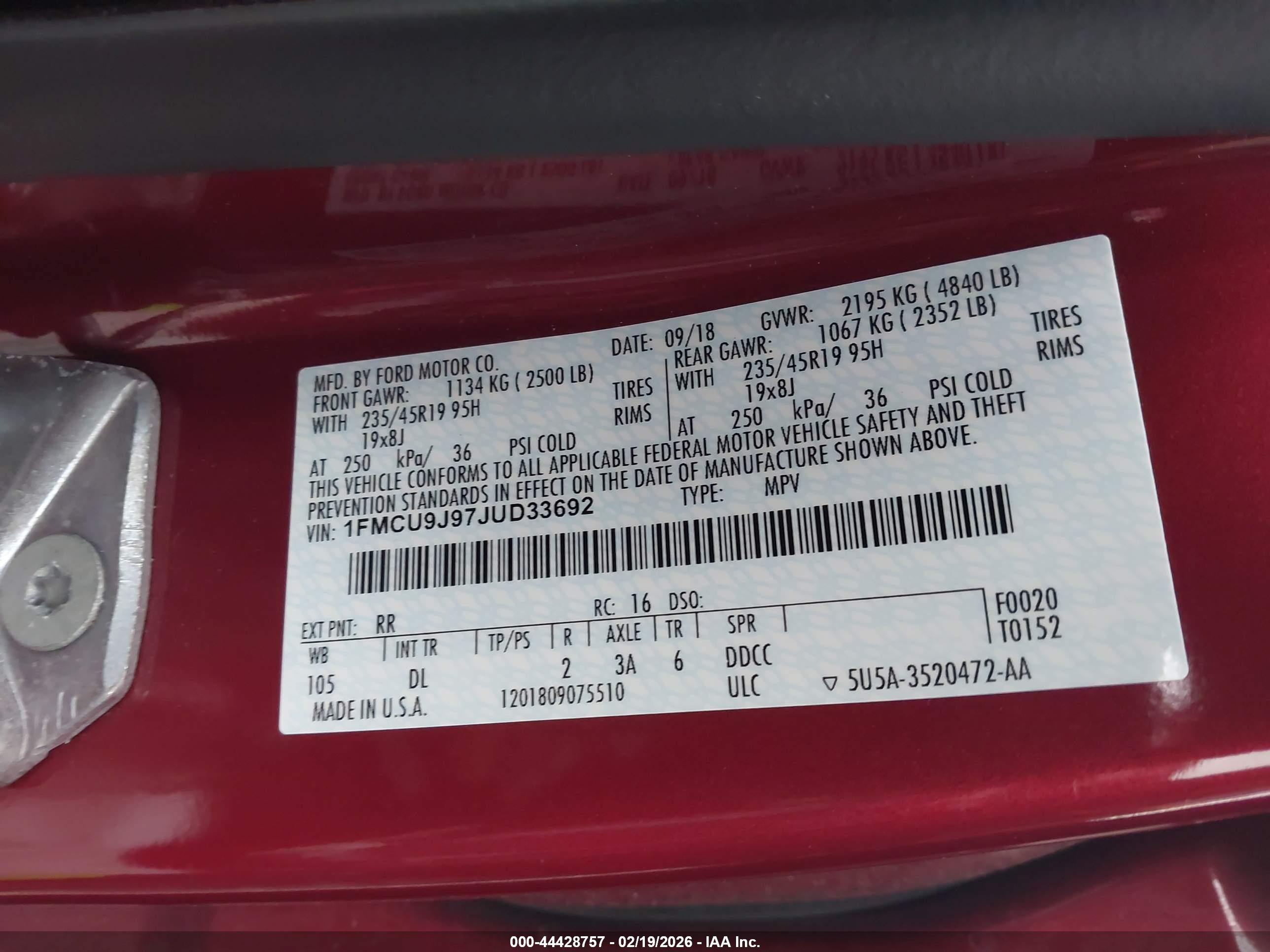 FORD ESCAPE image 9