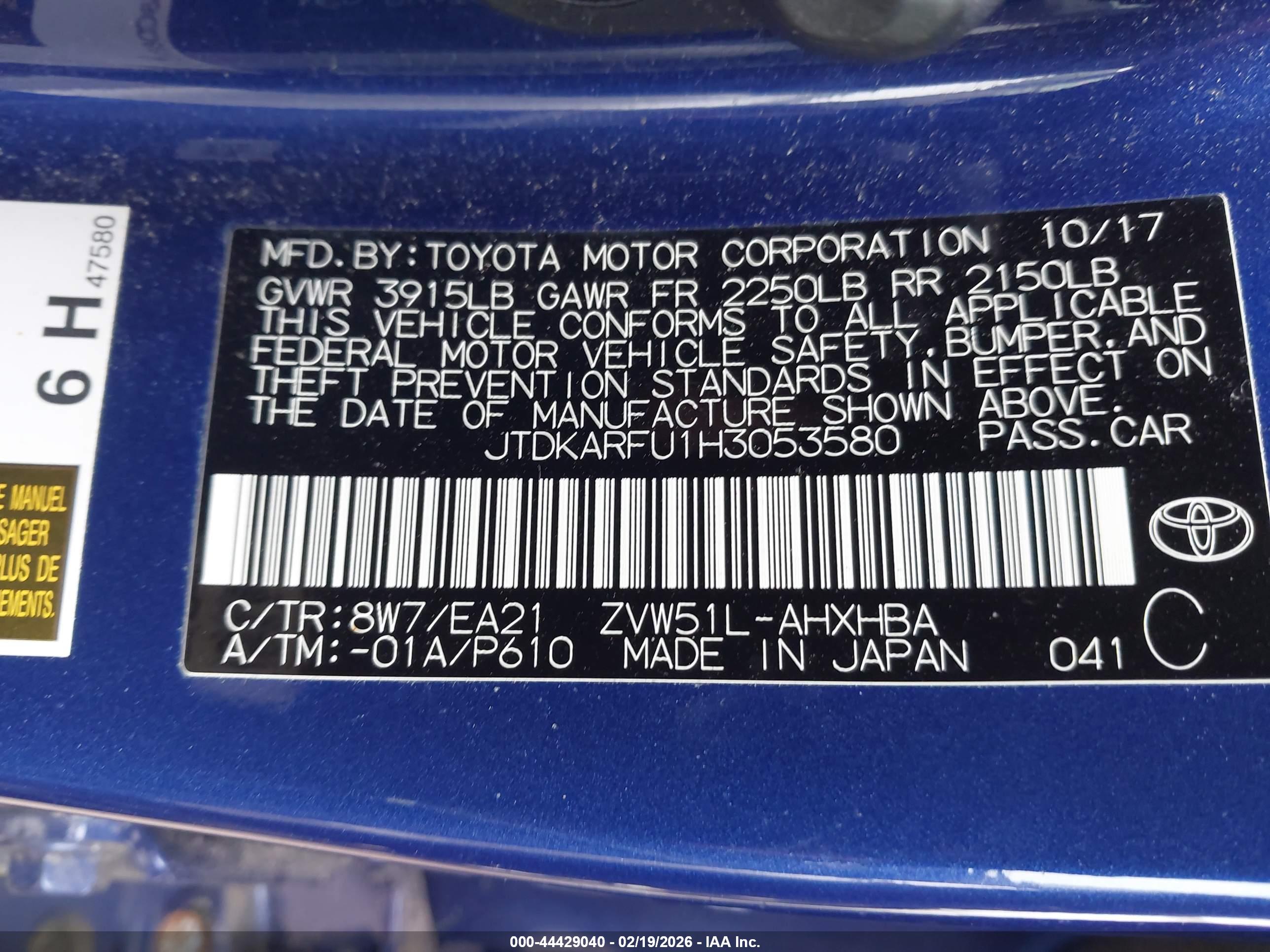 TOYOTA PRIUS image 9