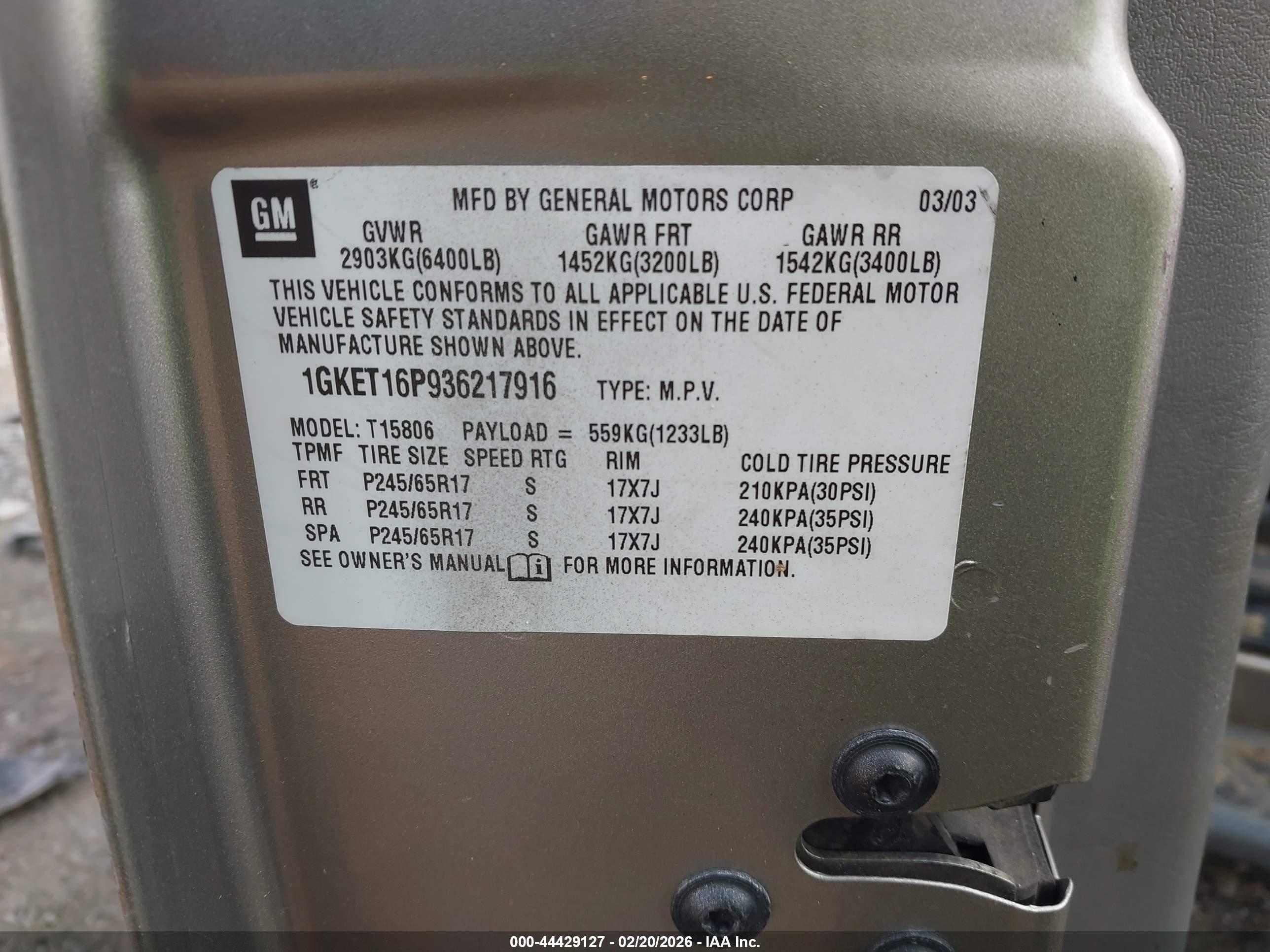 GMC ENVOY image 9