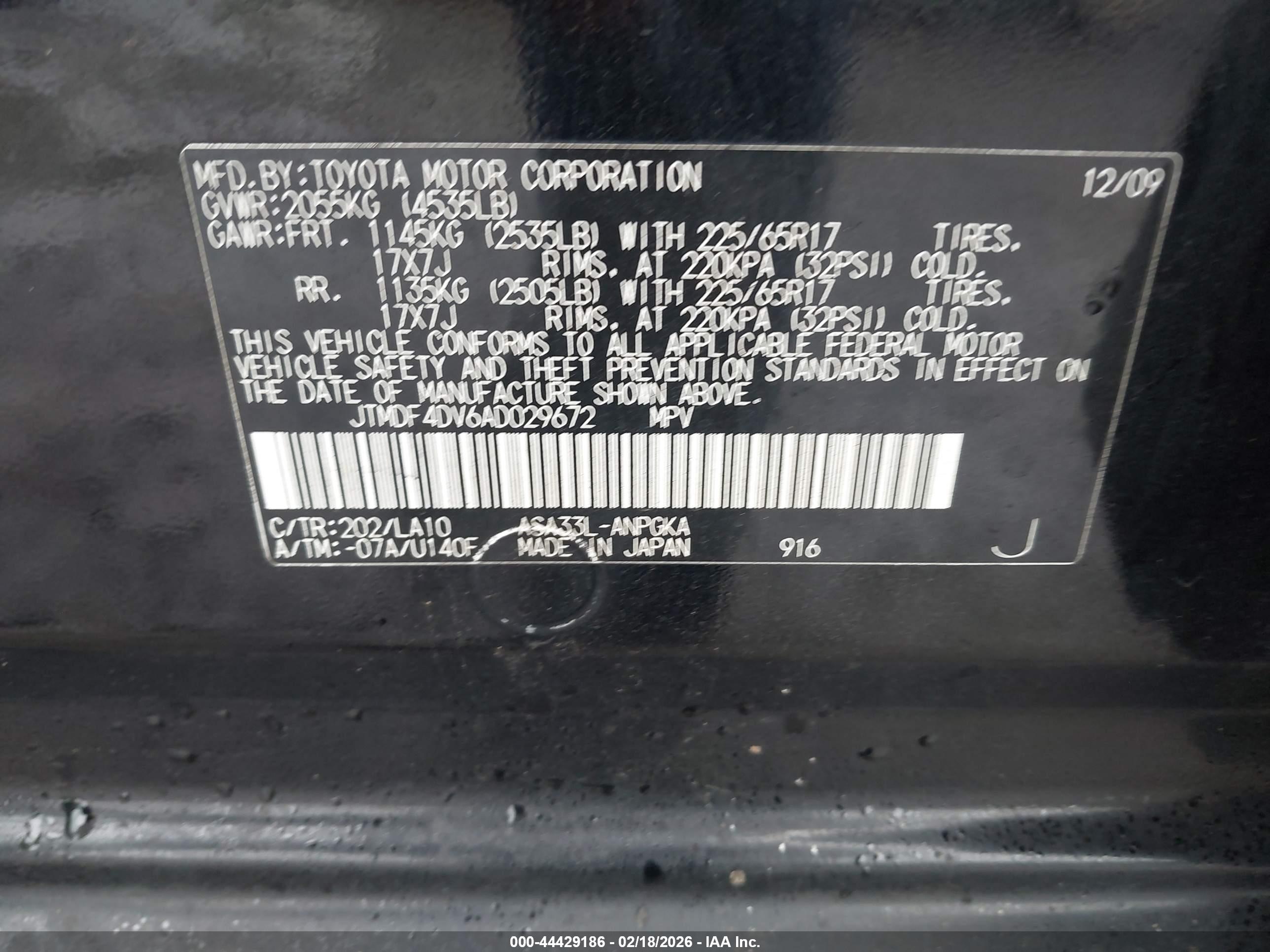 TOYOTA RAV4 image 9