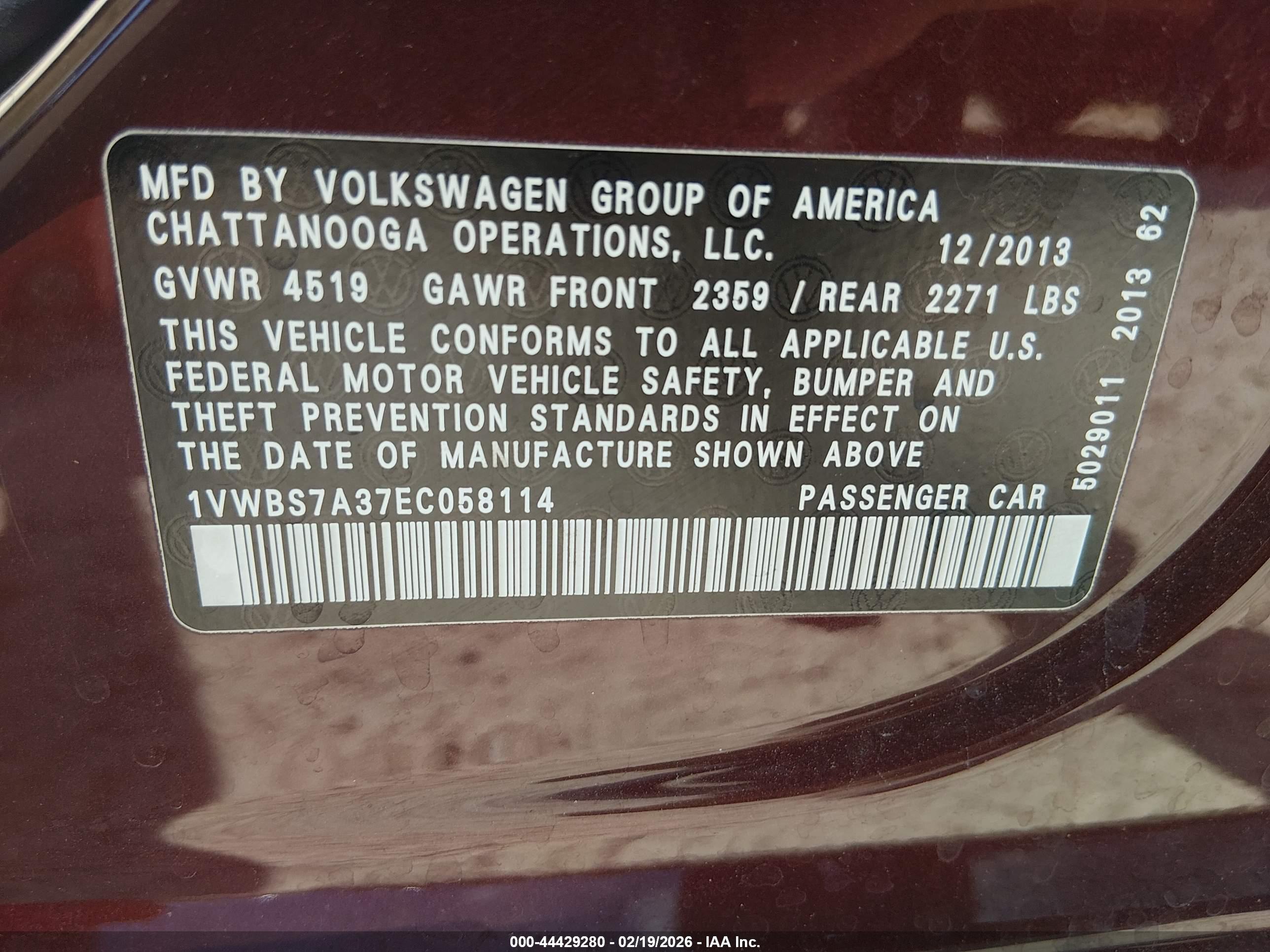 VOLKSWAGEN PASSAT image 9