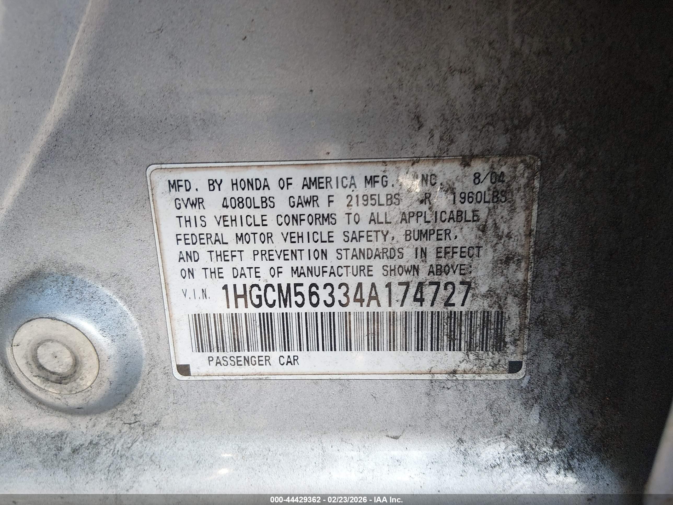 HONDA ACCORD image 9