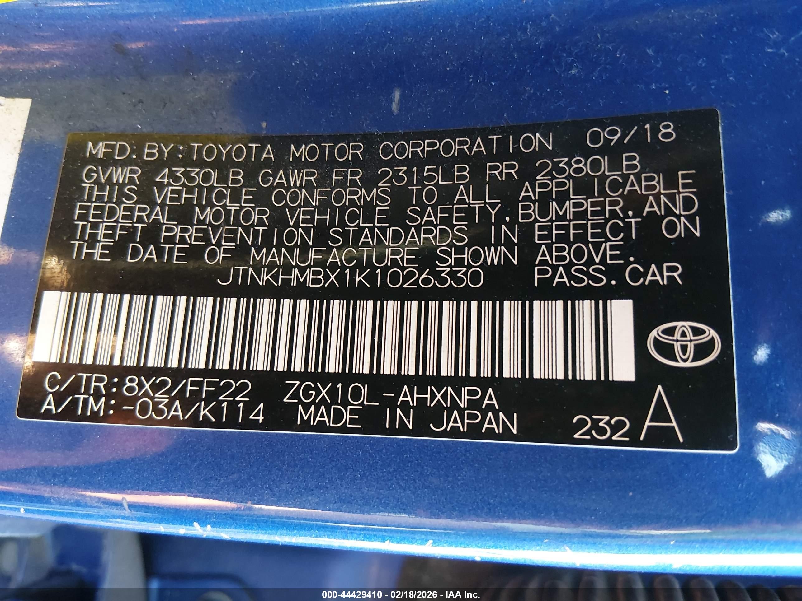 TOYOTA C-HR image 9