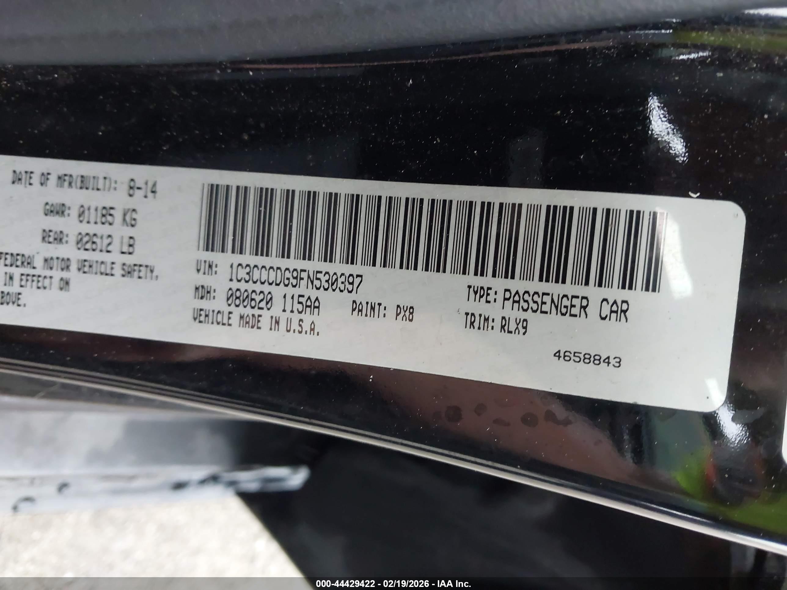CHRYSLER 200 image 9