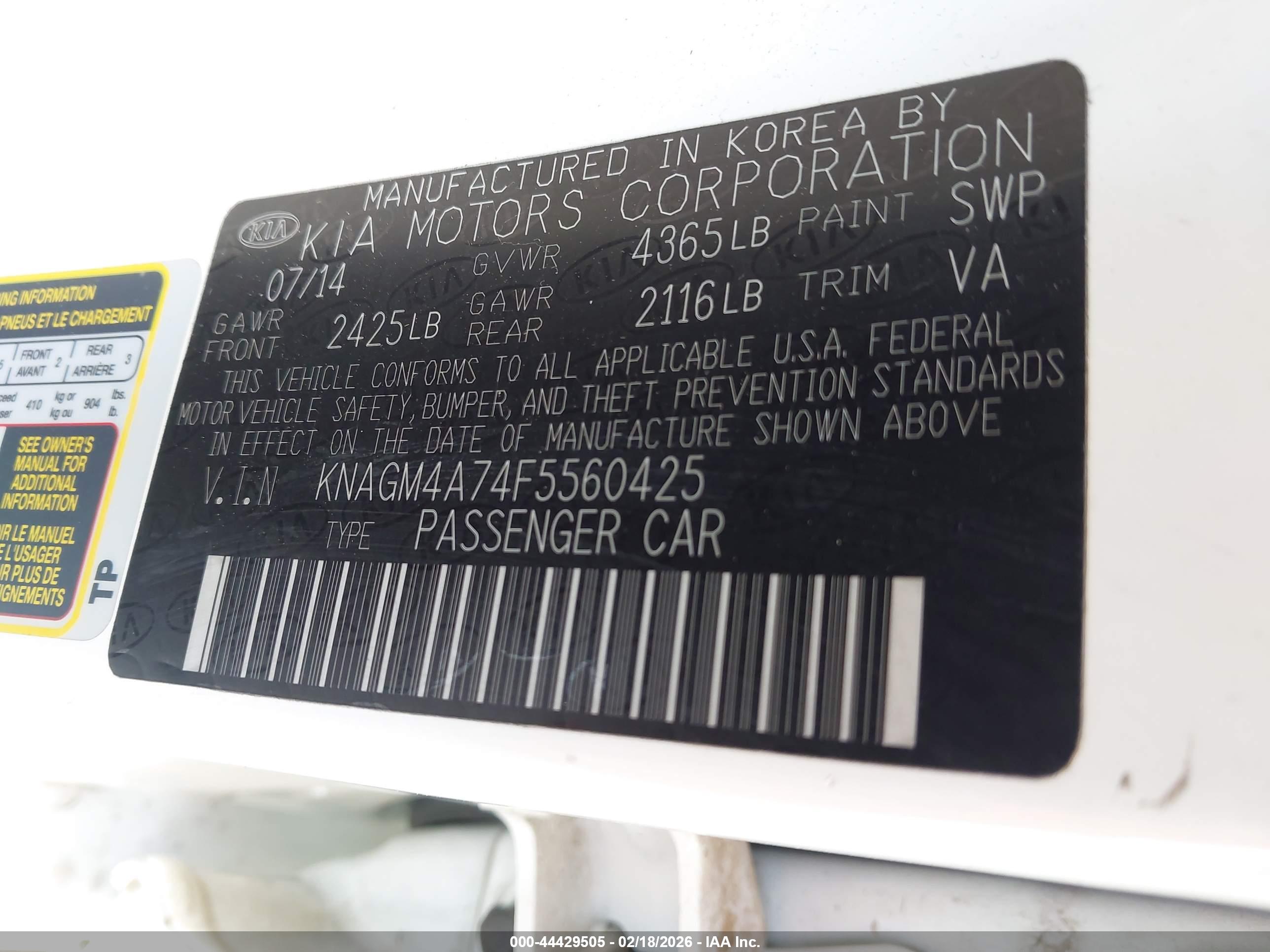 KIA OPTIMA image 9
