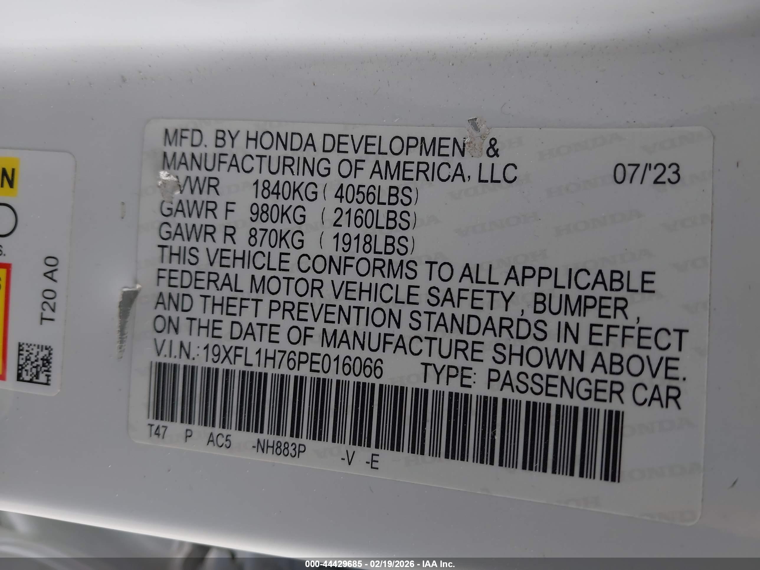 HONDA CIVIC image 9