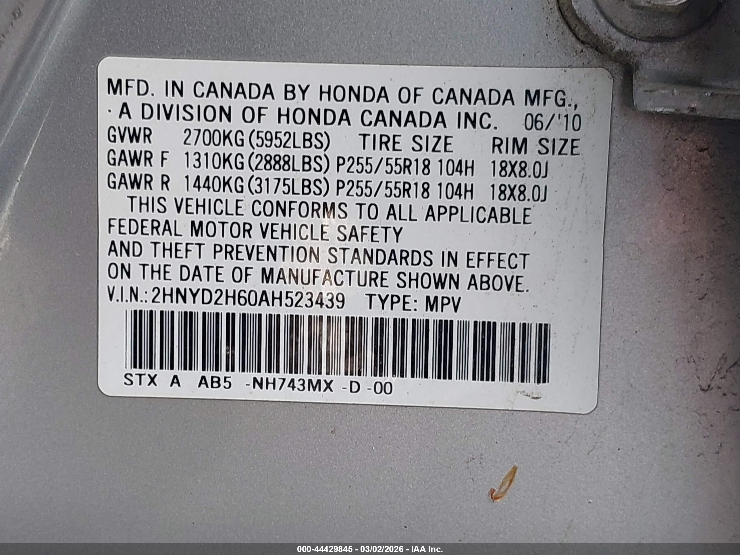 ACURA MDX image 9