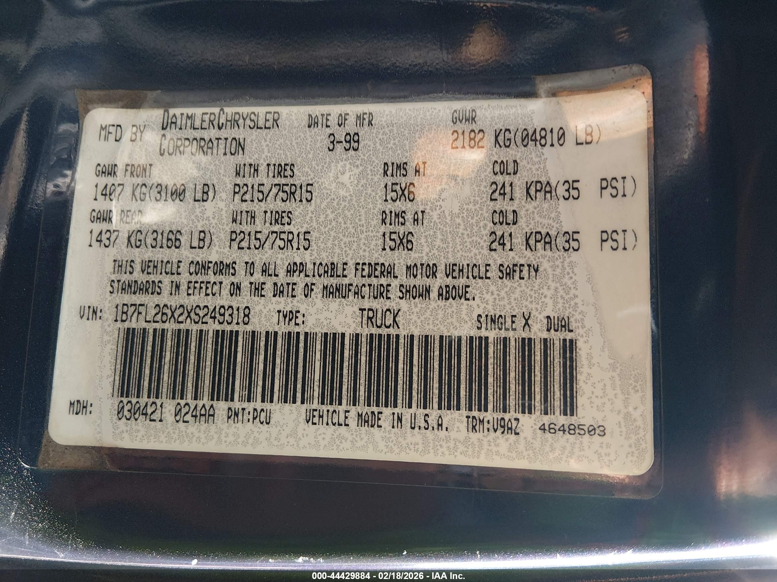 DODGE DAKOTA image 9