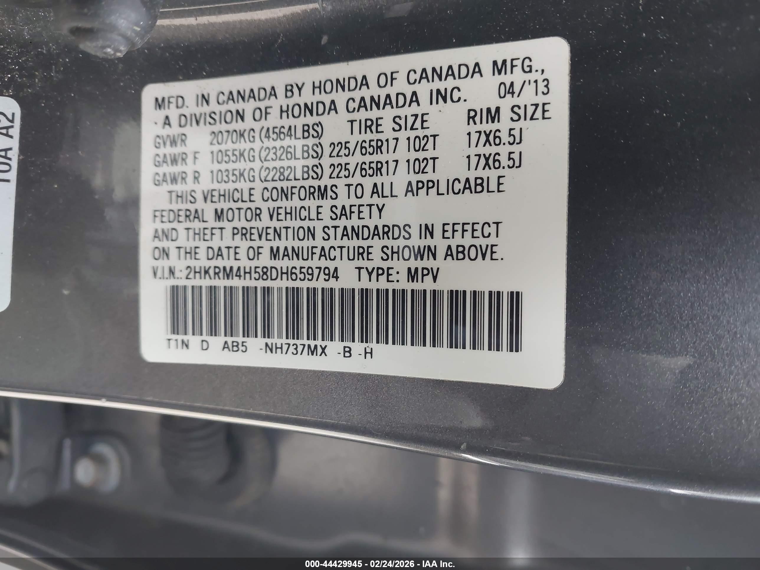 HONDA CR-V image 9