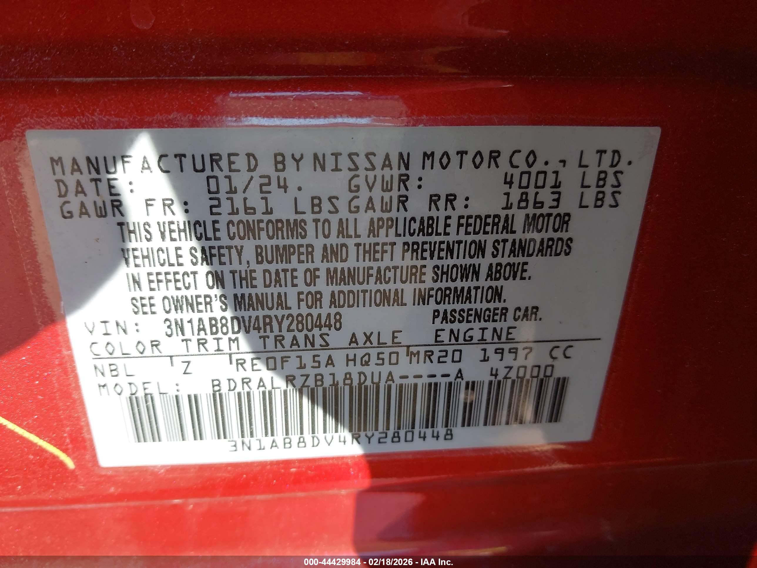 NISSAN SENTRA image 9