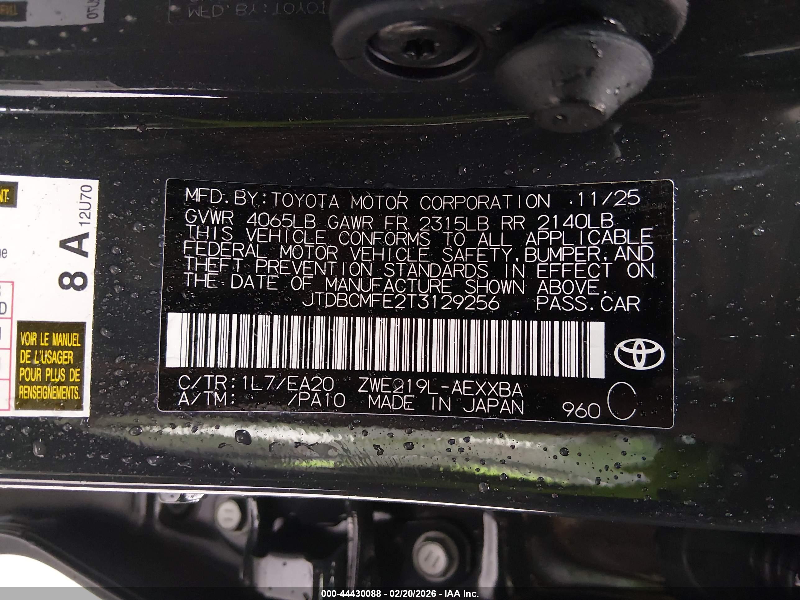 TOYOTA COROLLA image 9