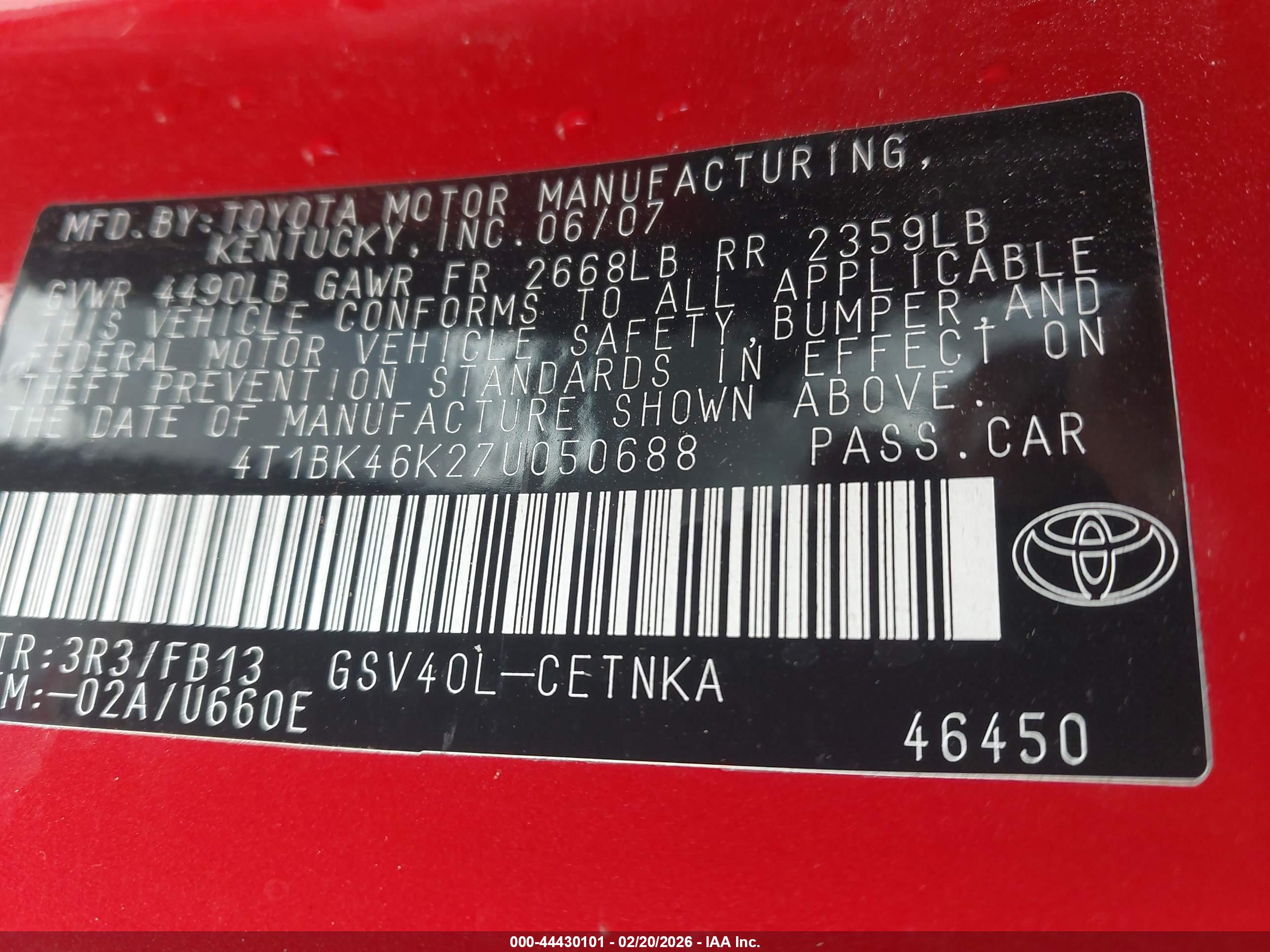 TOYOTA CAMRY image 9