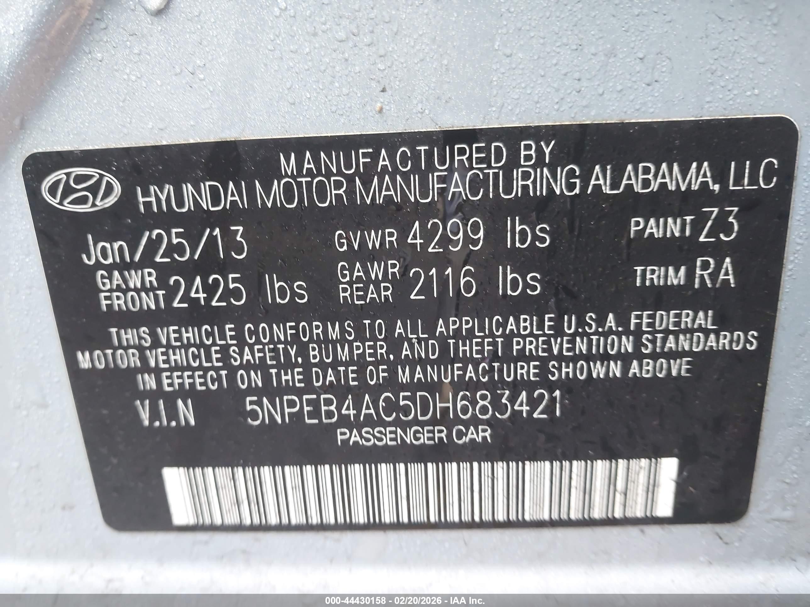 HYUNDAI SONATA image 9