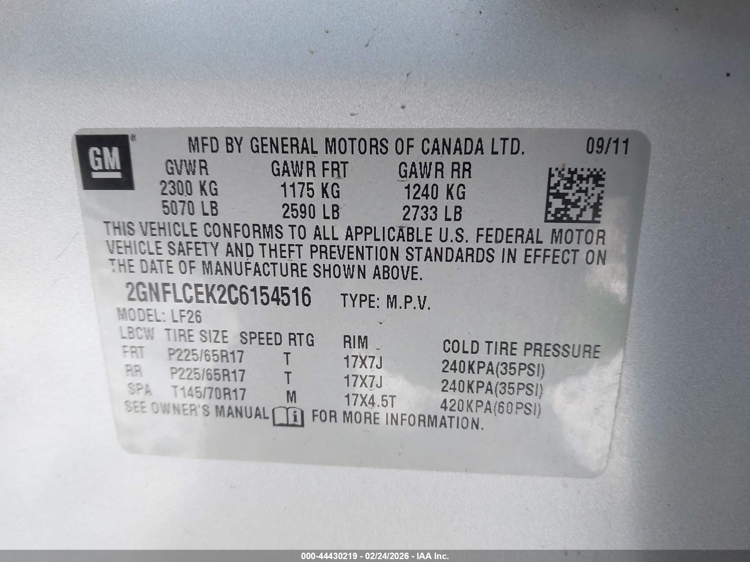CHEVROLET EQUINOX image 9