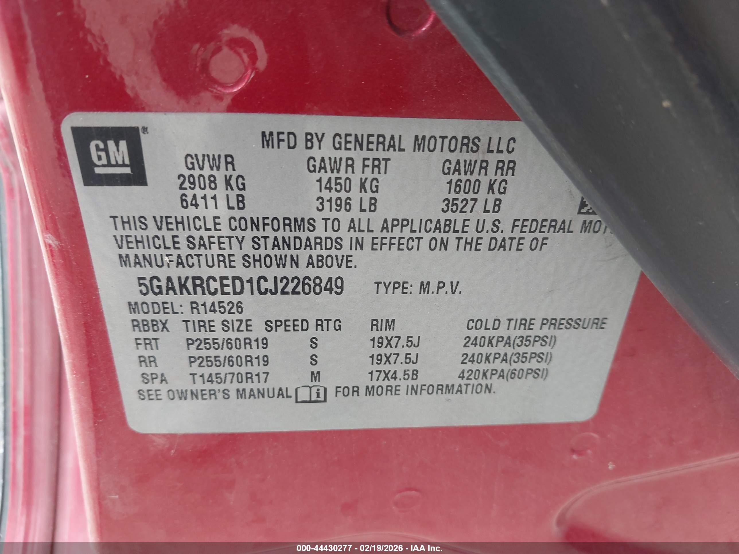 BUICK ENCLAVE image 9
