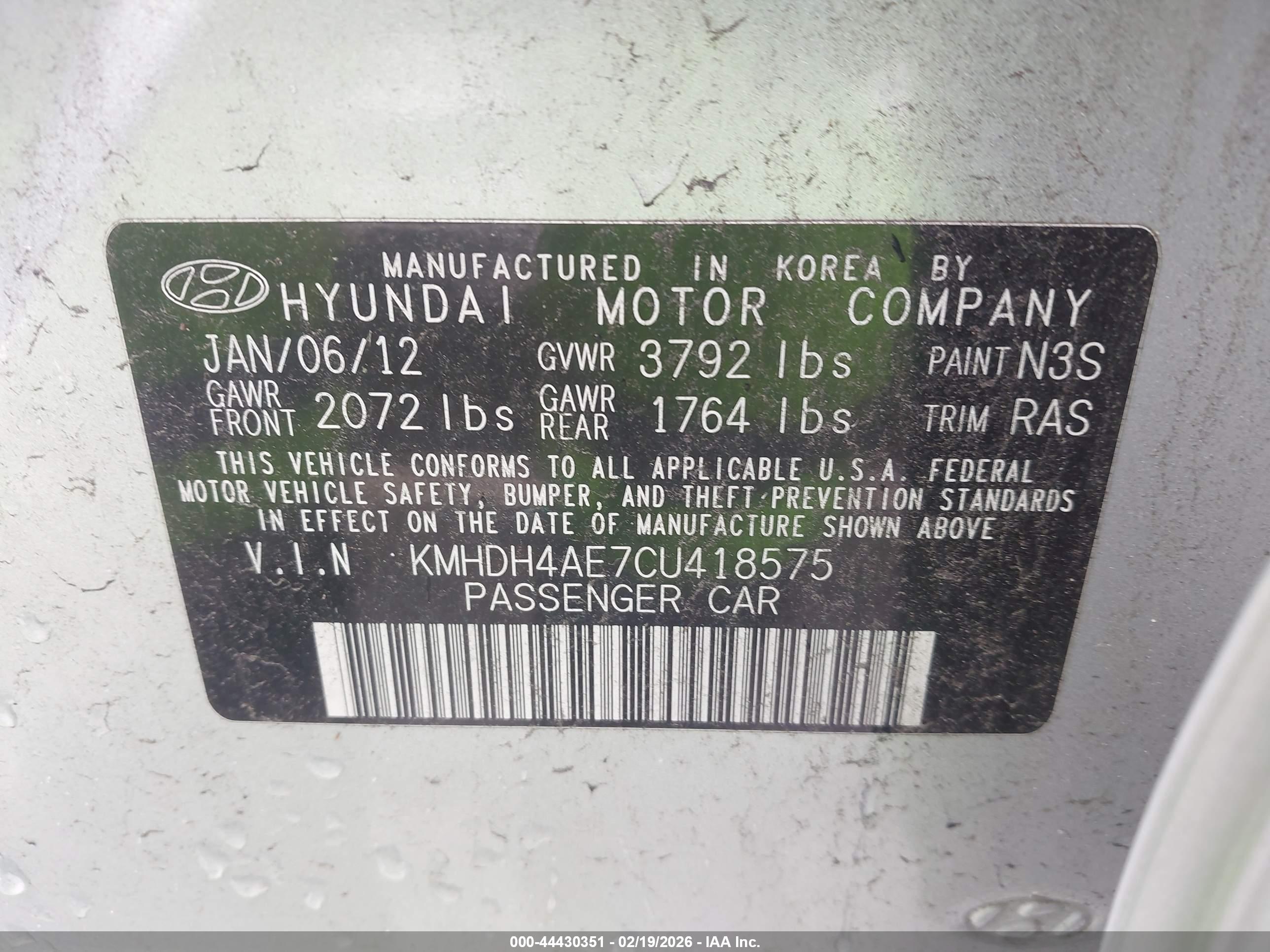 HYUNDAI ELANTRA image 9