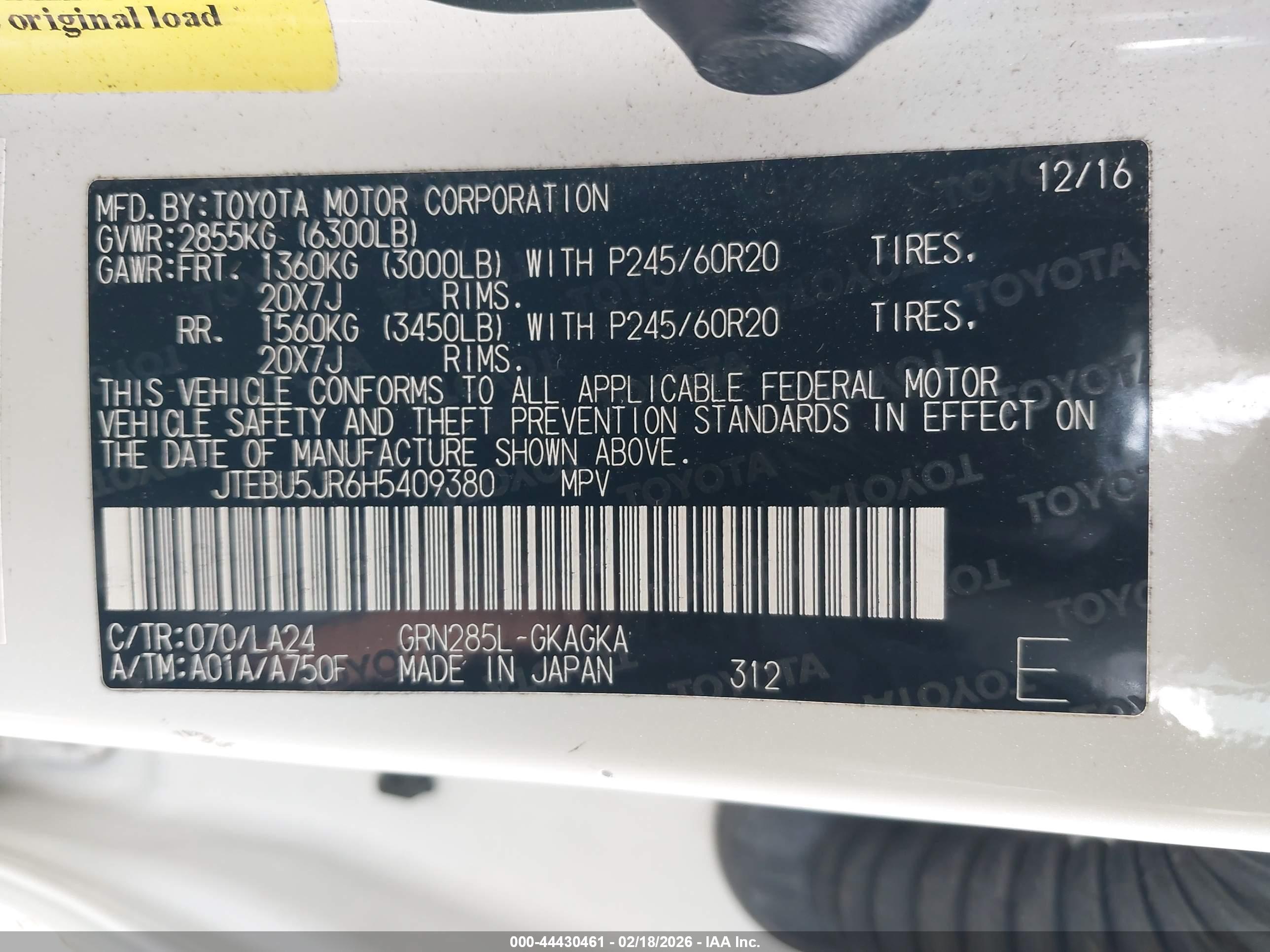 TOYOTA 4RUNNER image 9