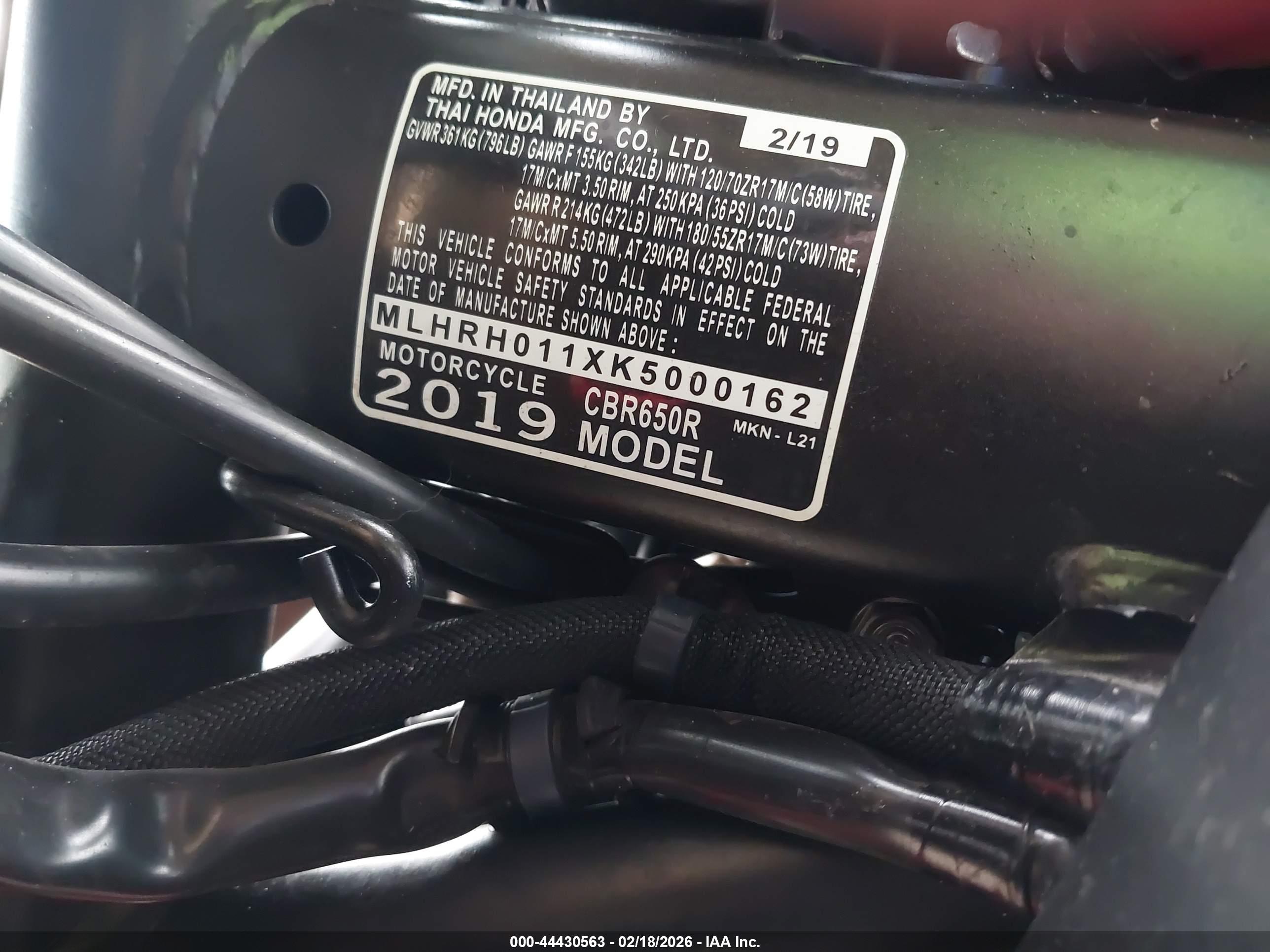 HONDA CBR650 image 10