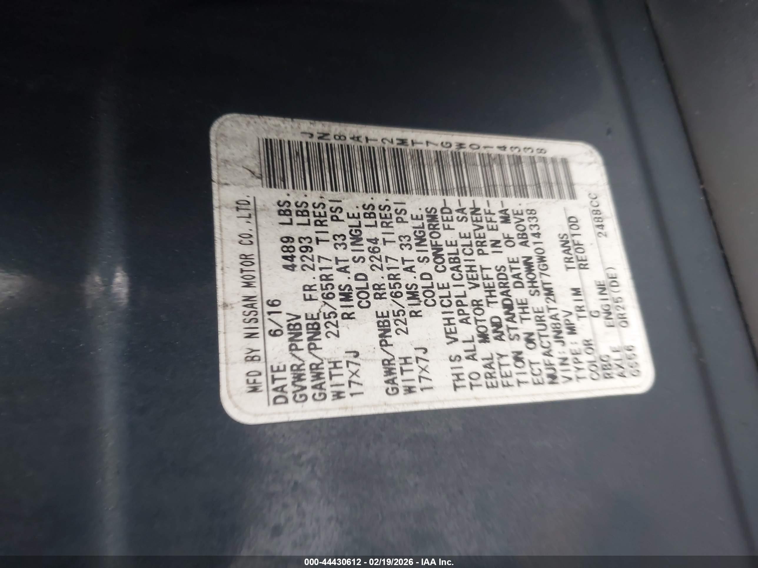 NISSAN ROGUE image 9