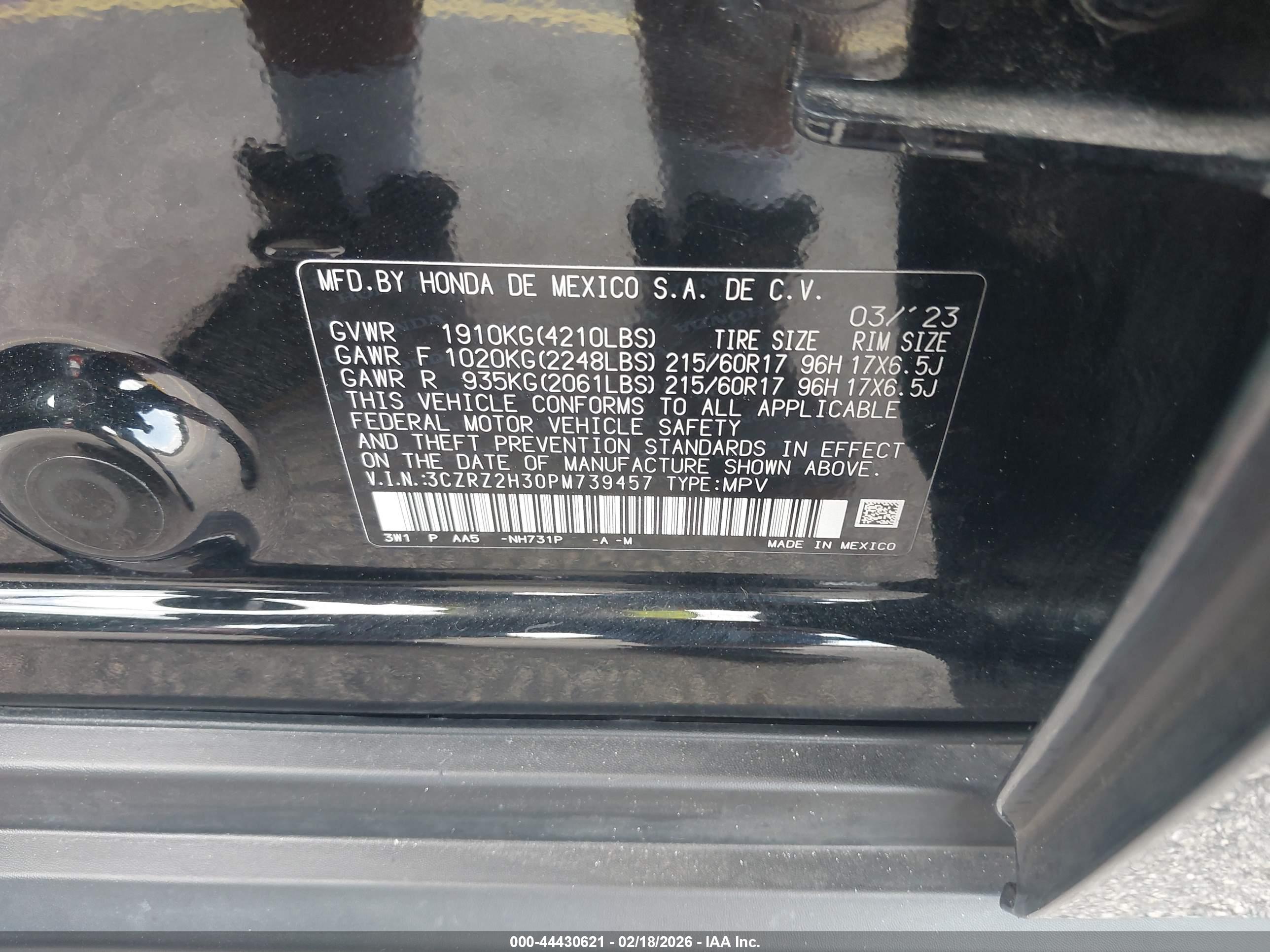 HONDA HR-V image 9