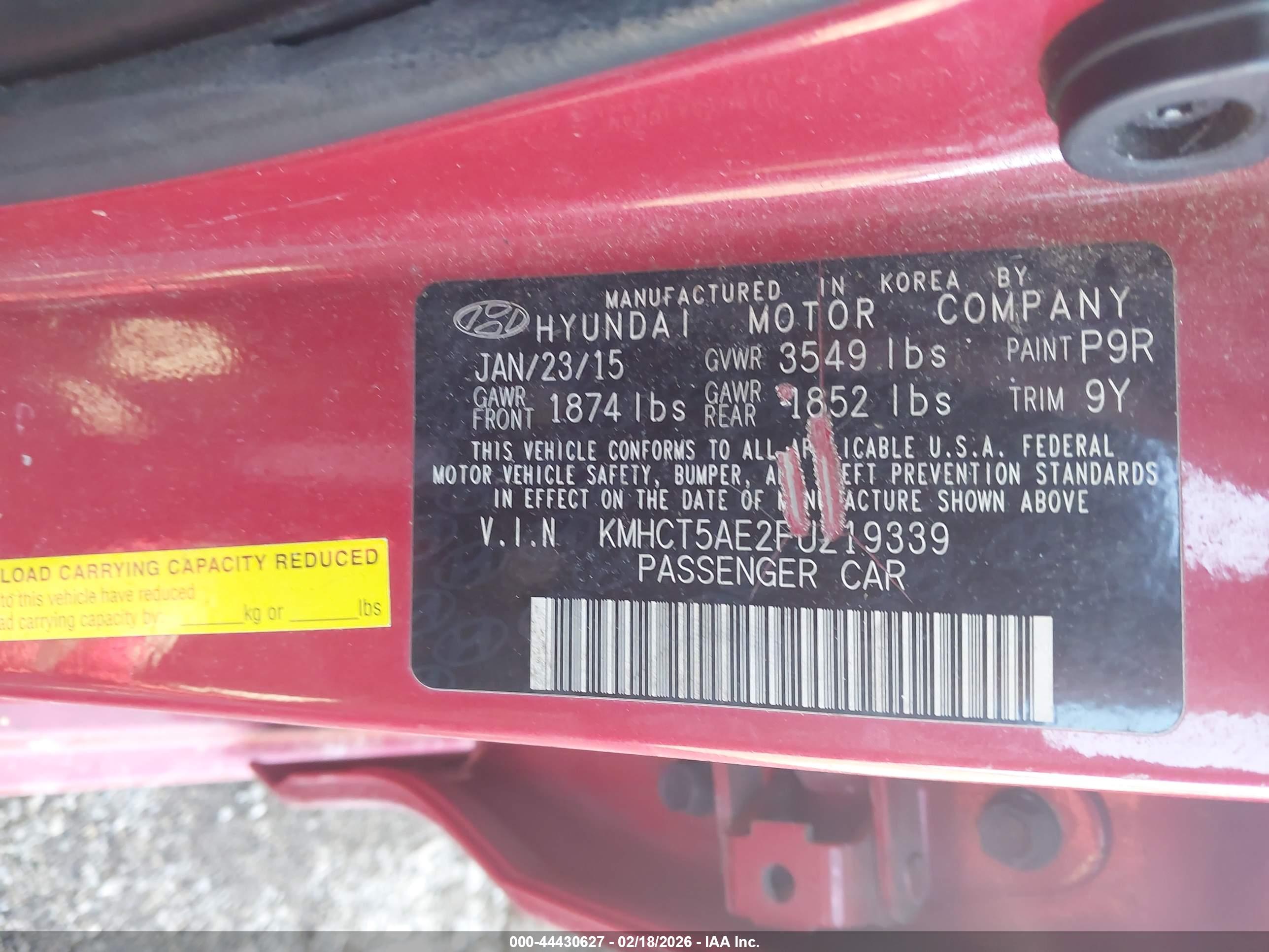 HYUNDAI ACCENT image 9