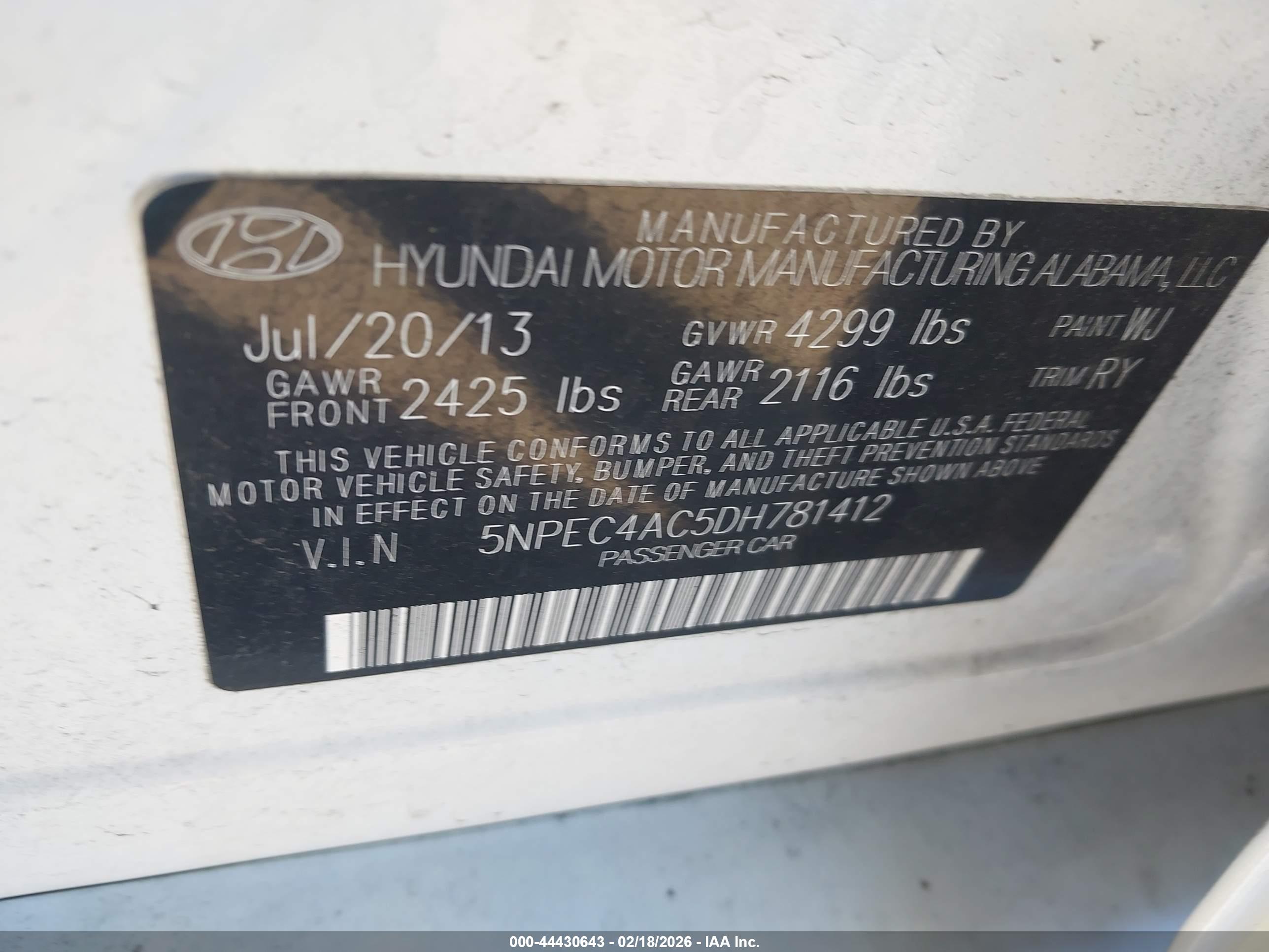 HYUNDAI SONATA image 9