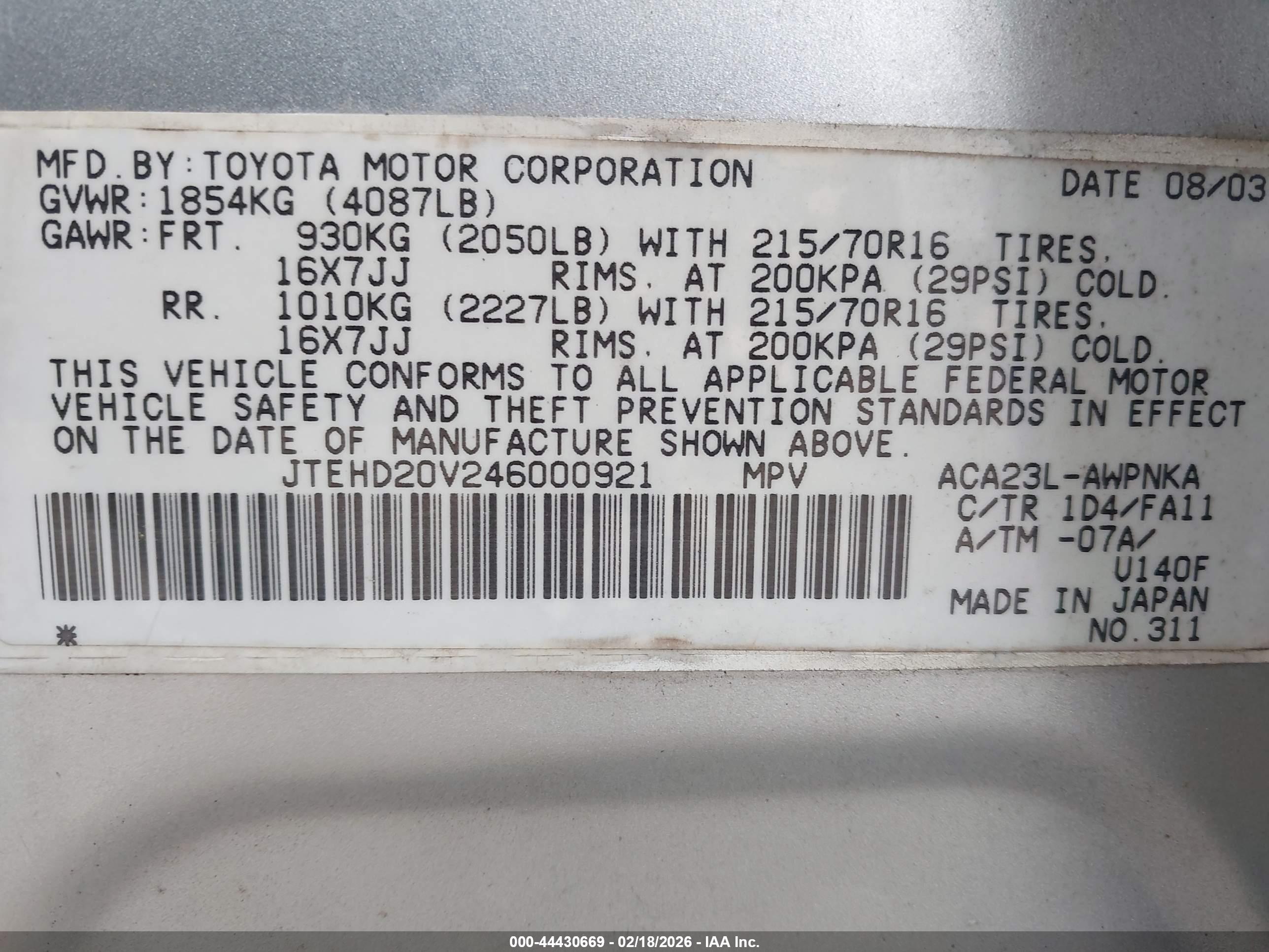 TOYOTA RAV4 image 9