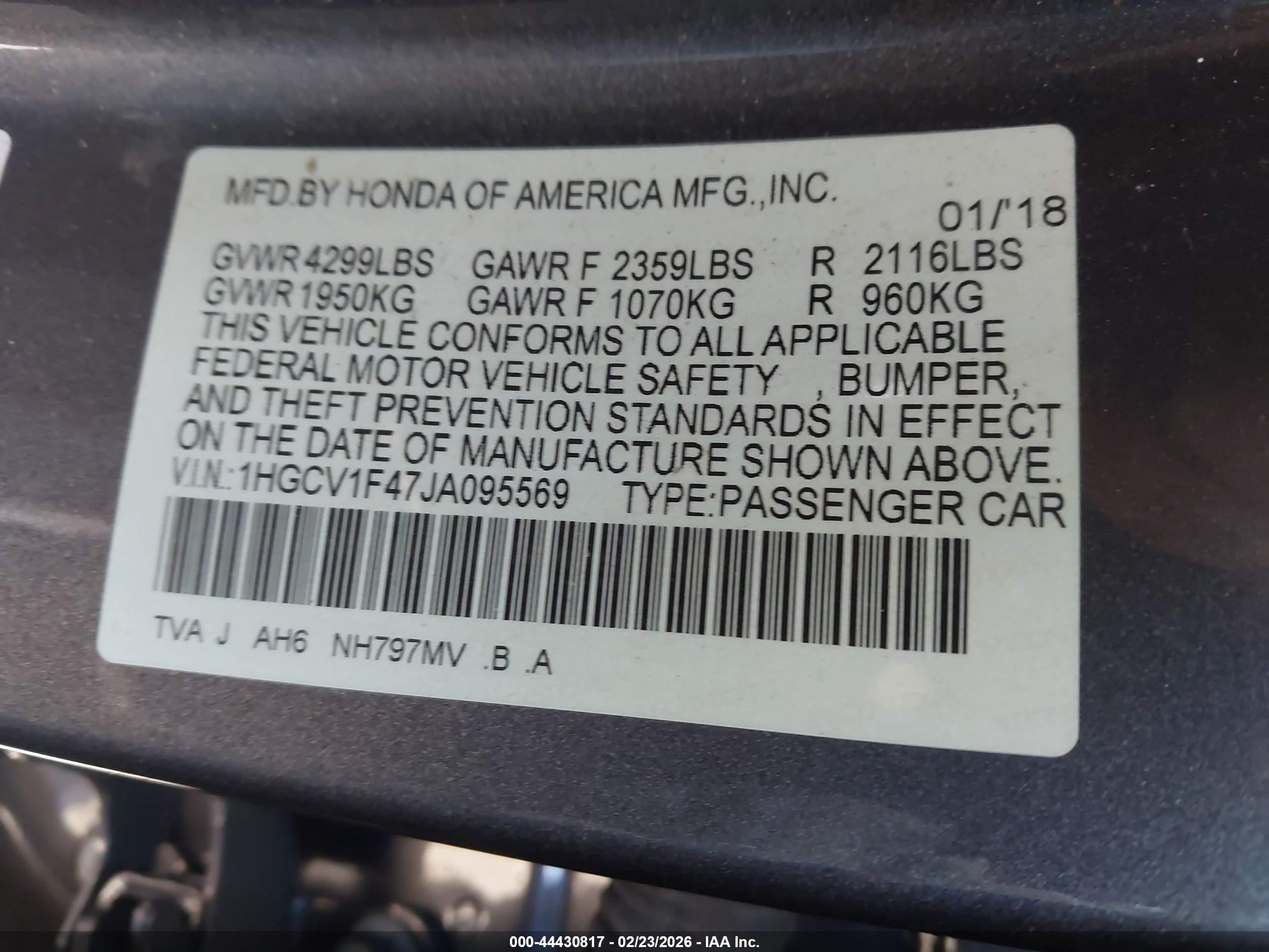 HONDA ACCORD image 9