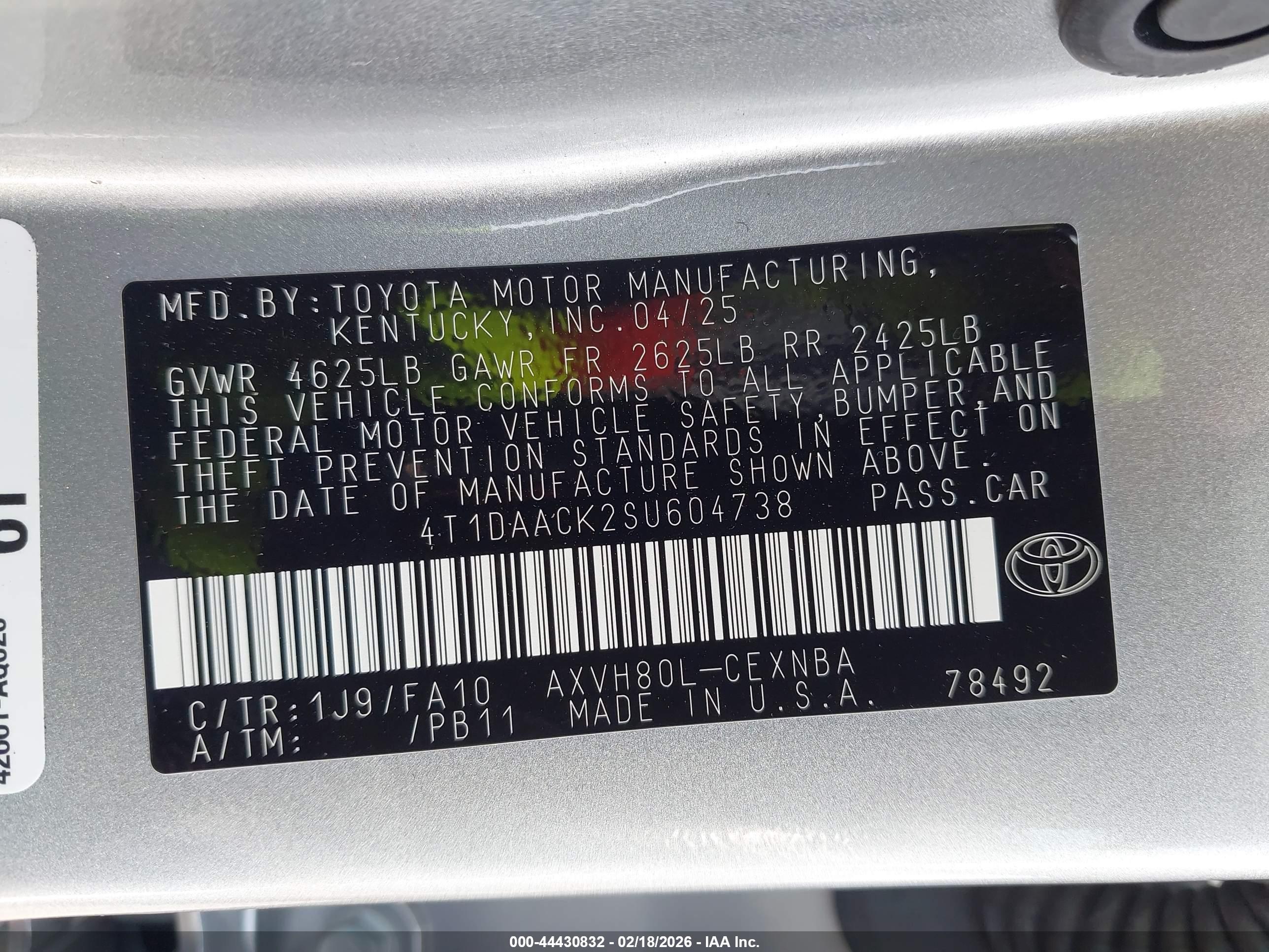 TOYOTA CAMRY image 9