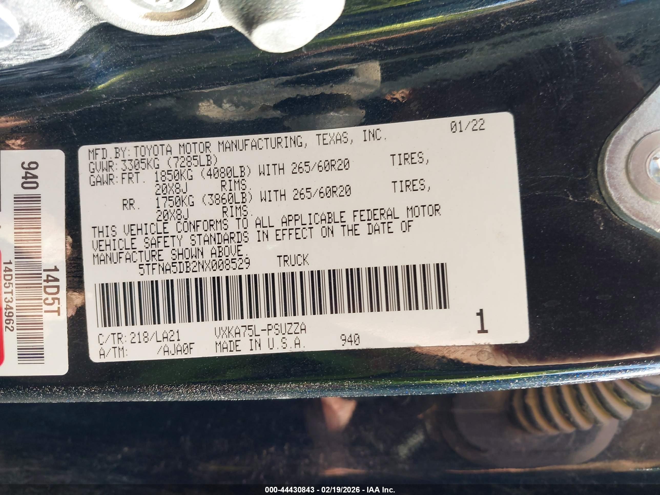 TOYOTA TUNDRA image 9