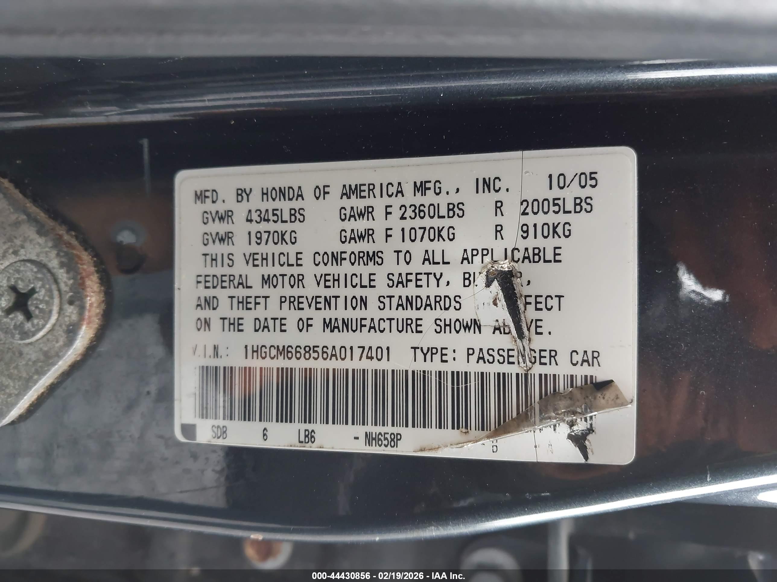 HONDA ACCORD image 9