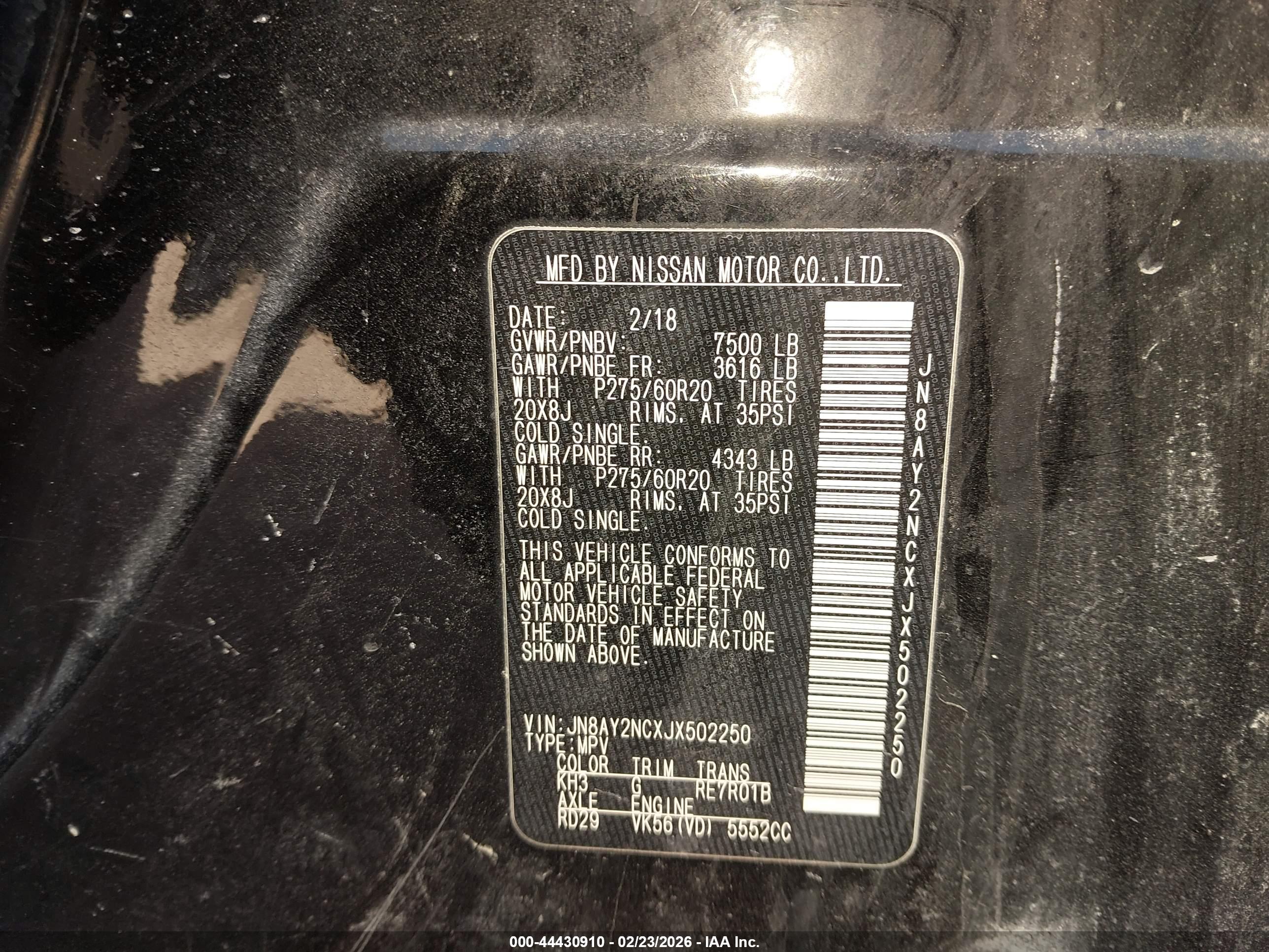NISSAN ARMADA image 9