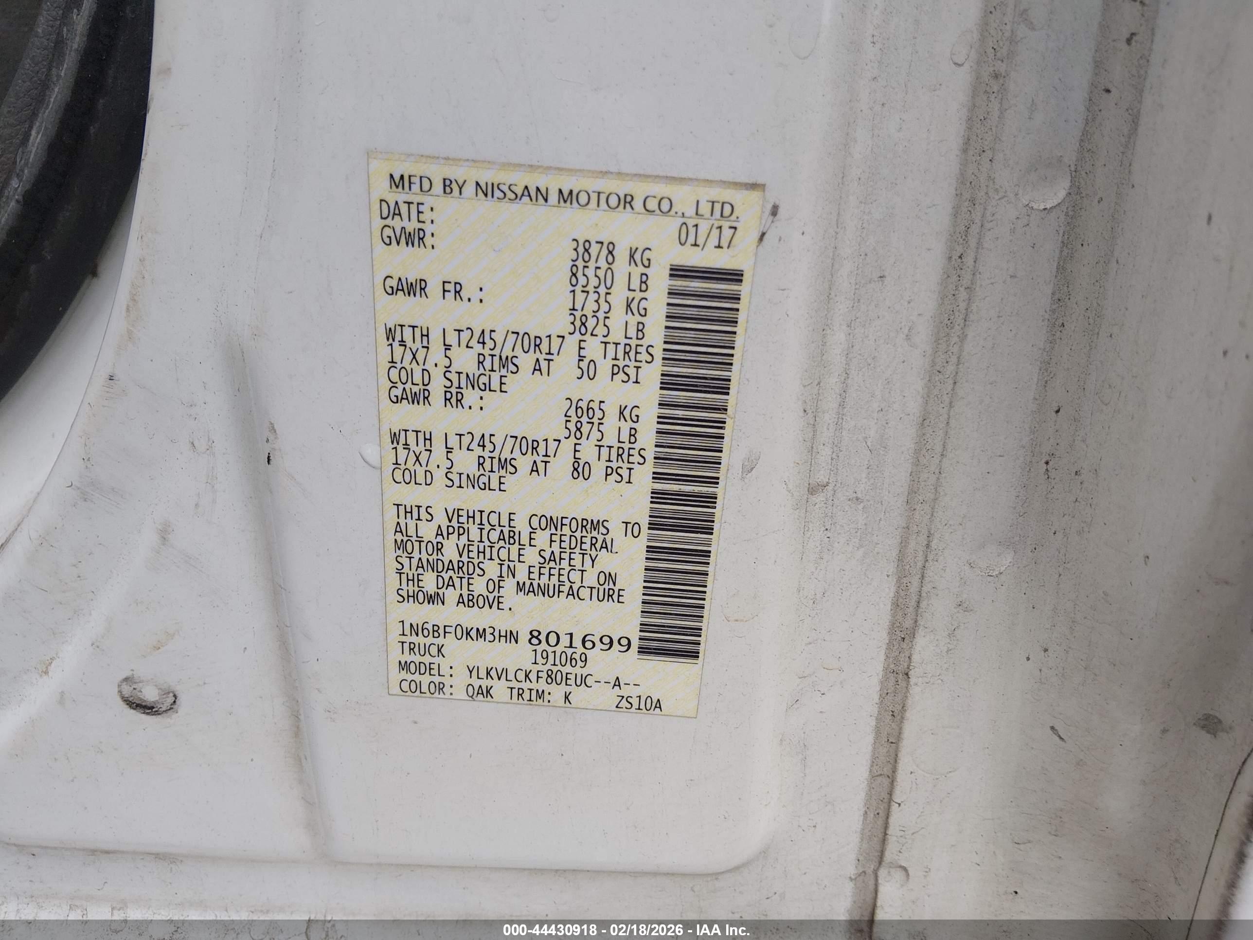 NISSAN NV image 9