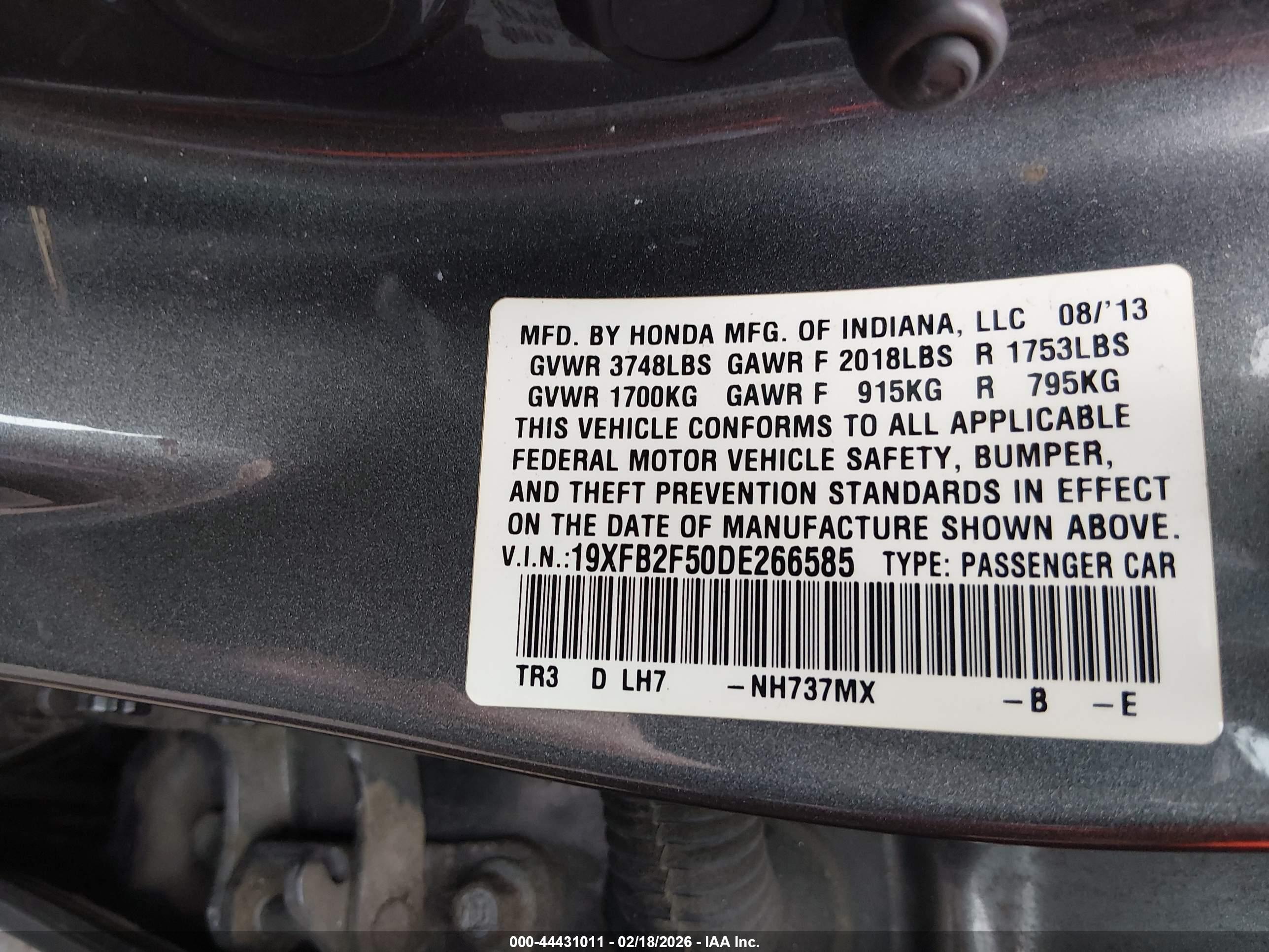 HONDA CIVIC image 9