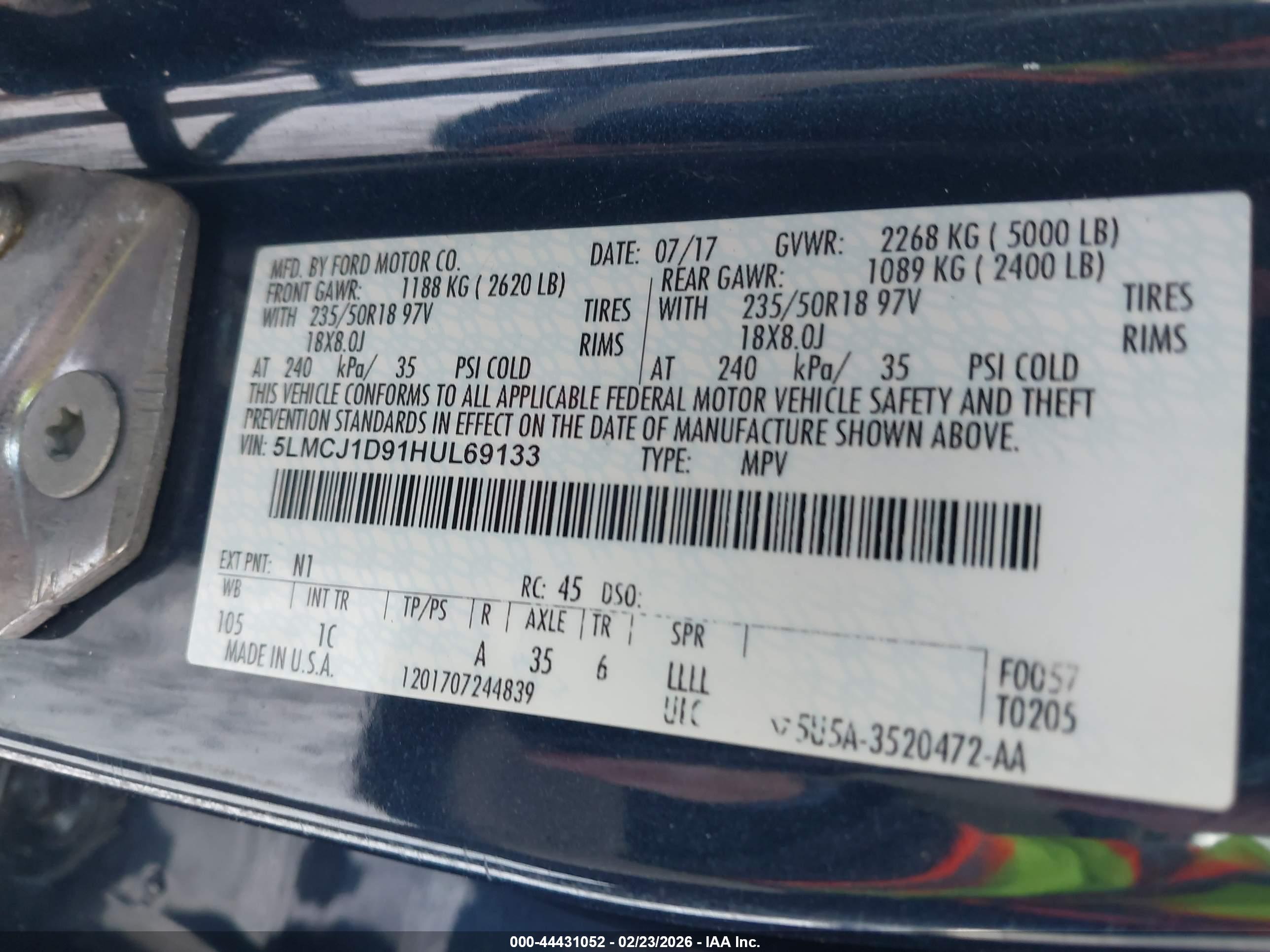 LINCOLN MKC image 9