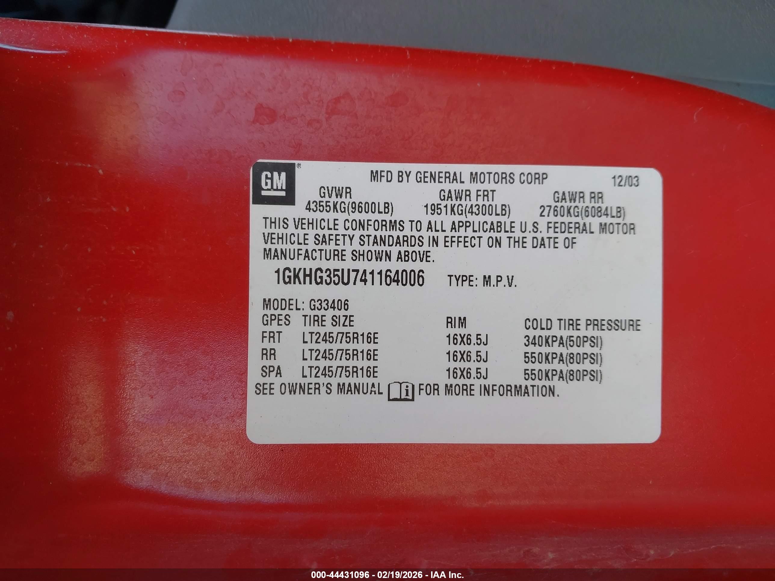 GMC SAVANA image 9