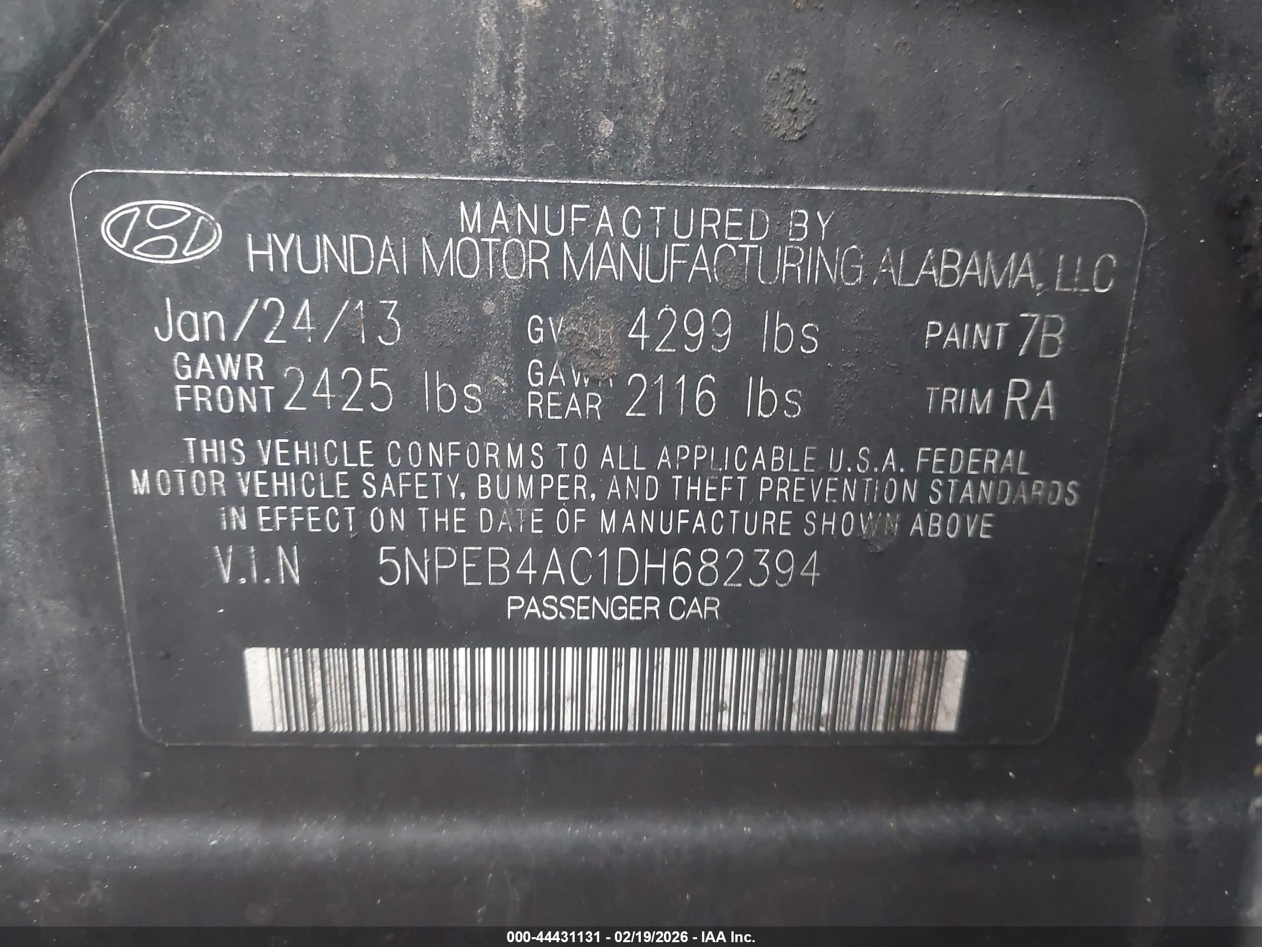 HYUNDAI SONATA image 9