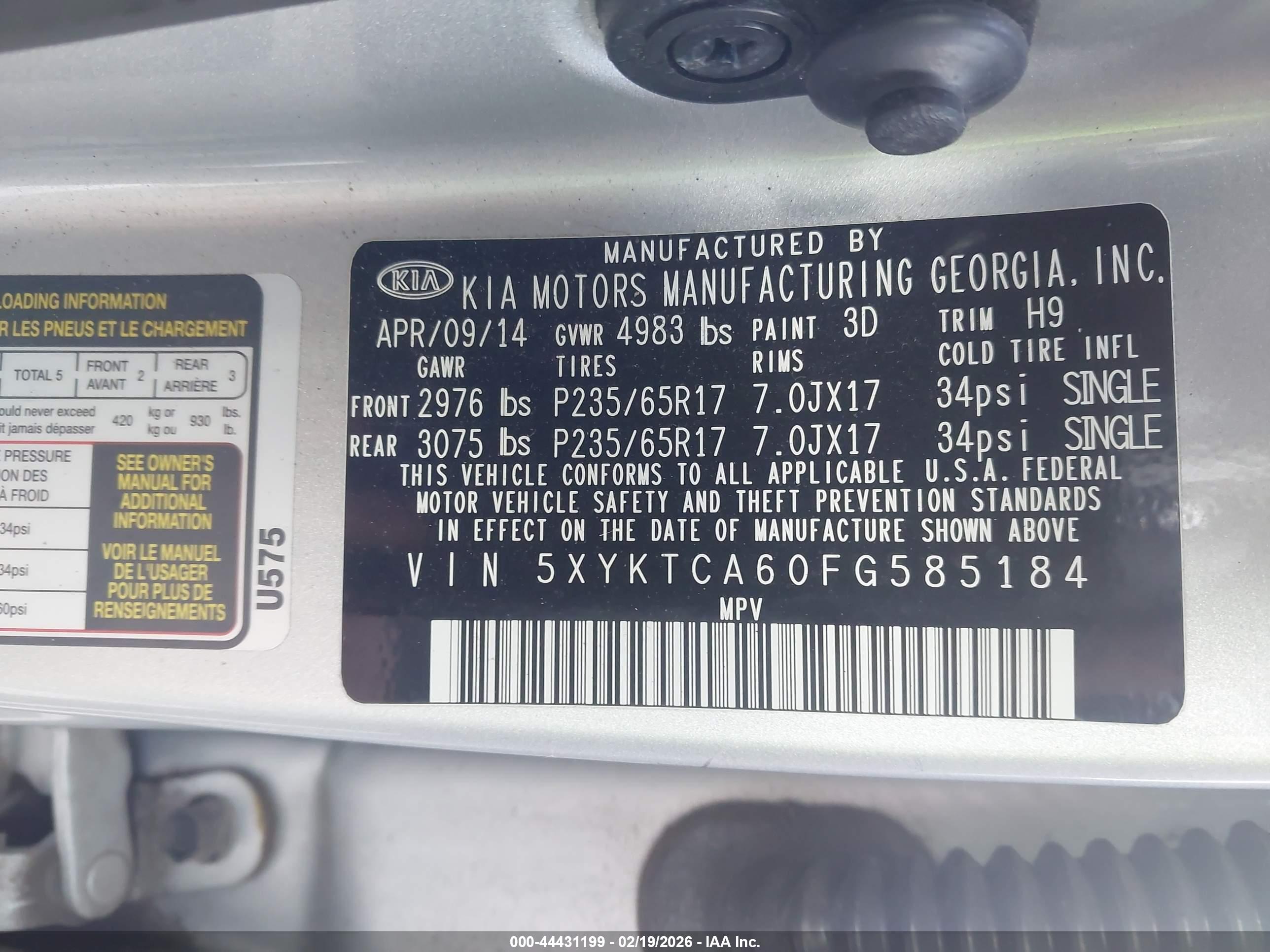 KIA SORENTO image 9