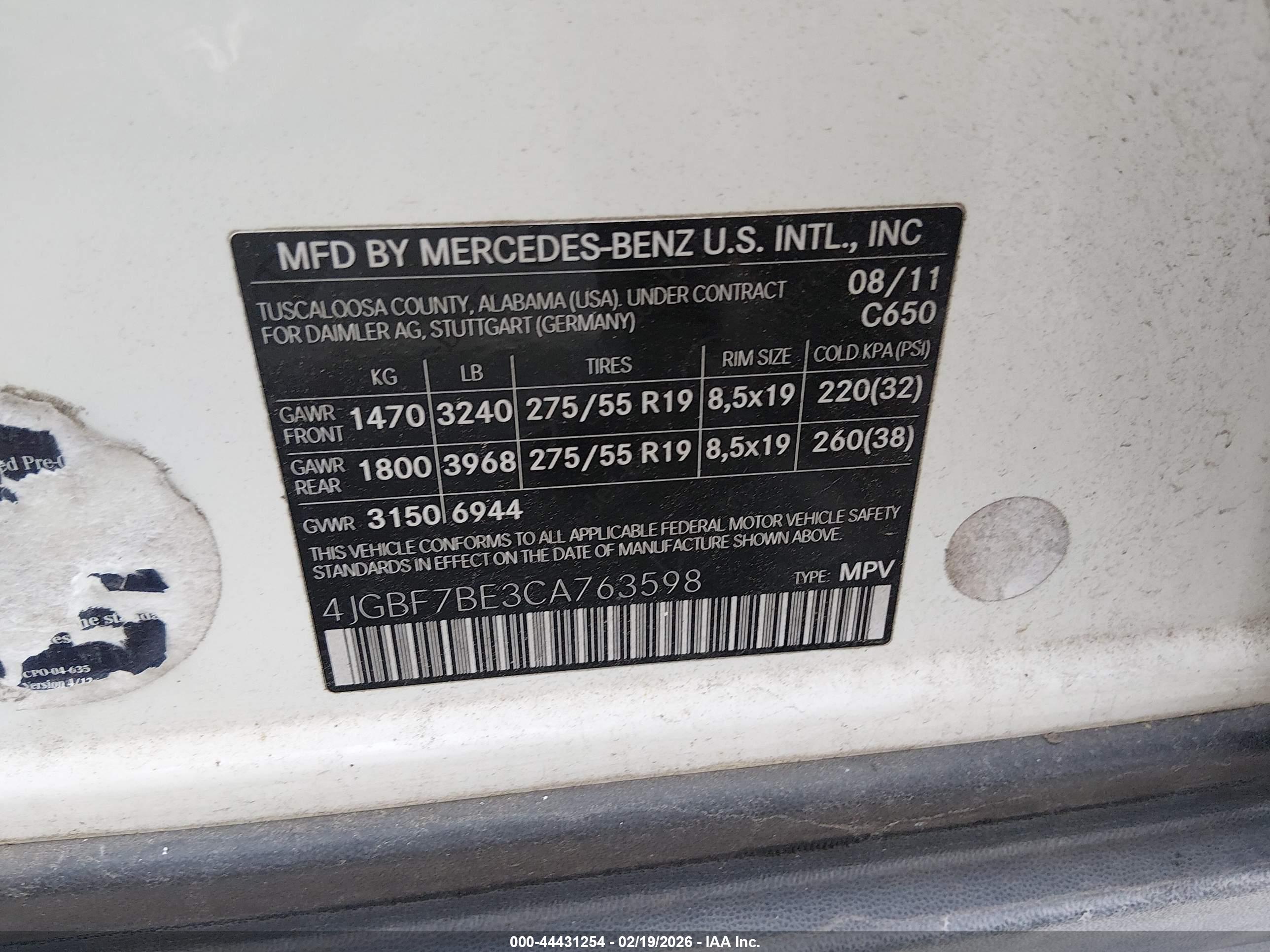 MERCEDES-BENZ GL image 9