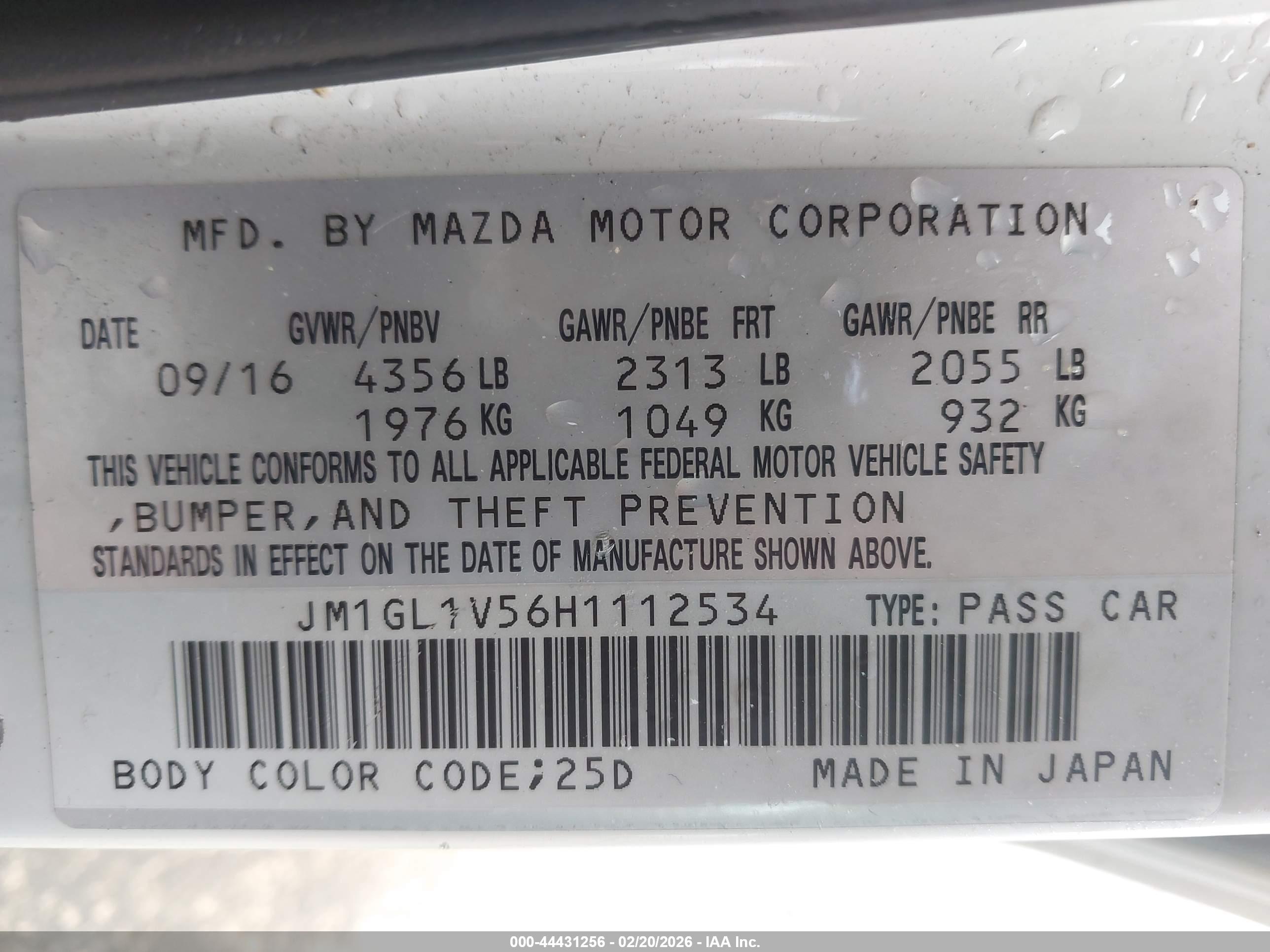 MAZDA MAZDA6 image 9