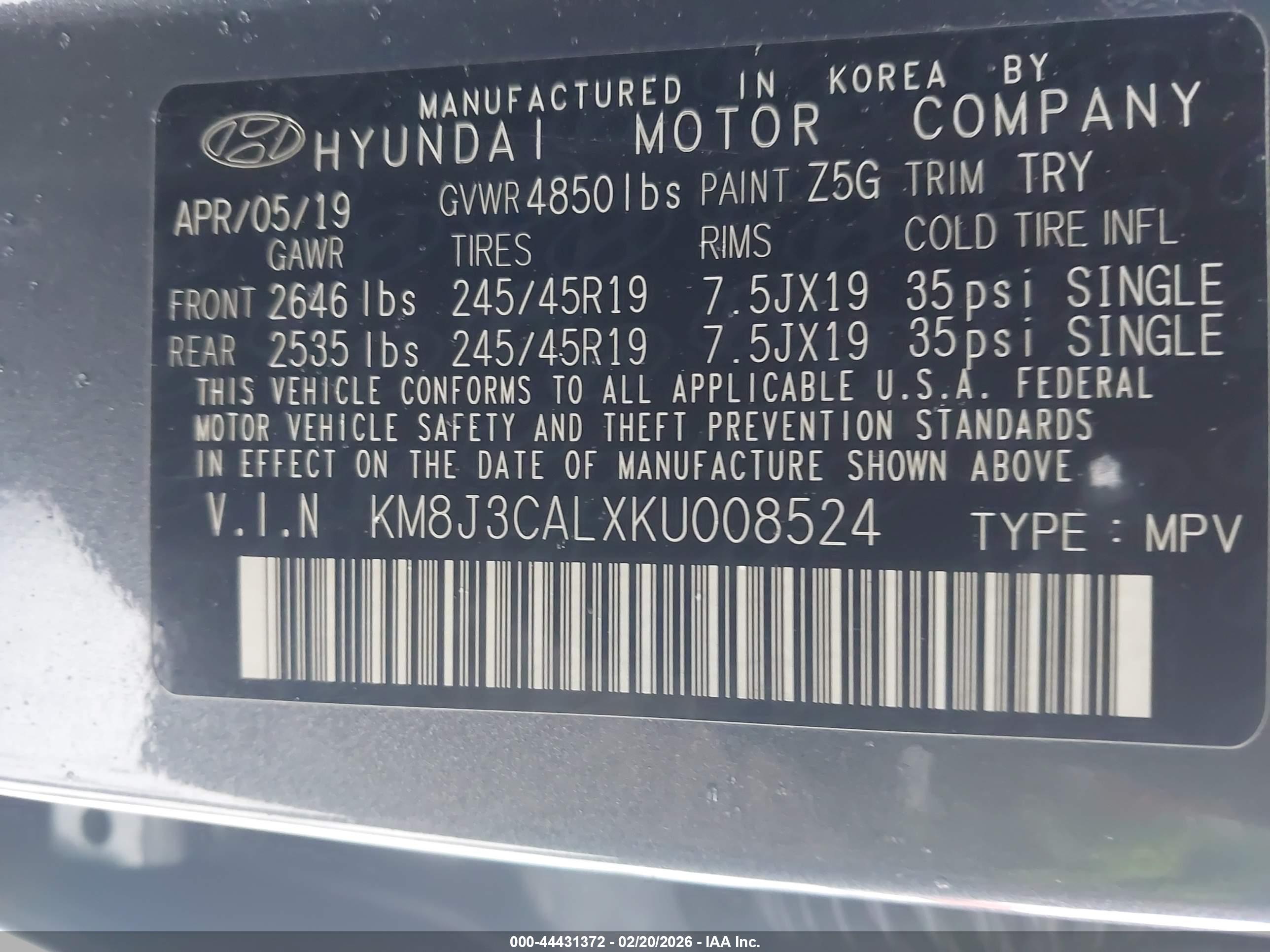 HYUNDAI TUCSON image 9