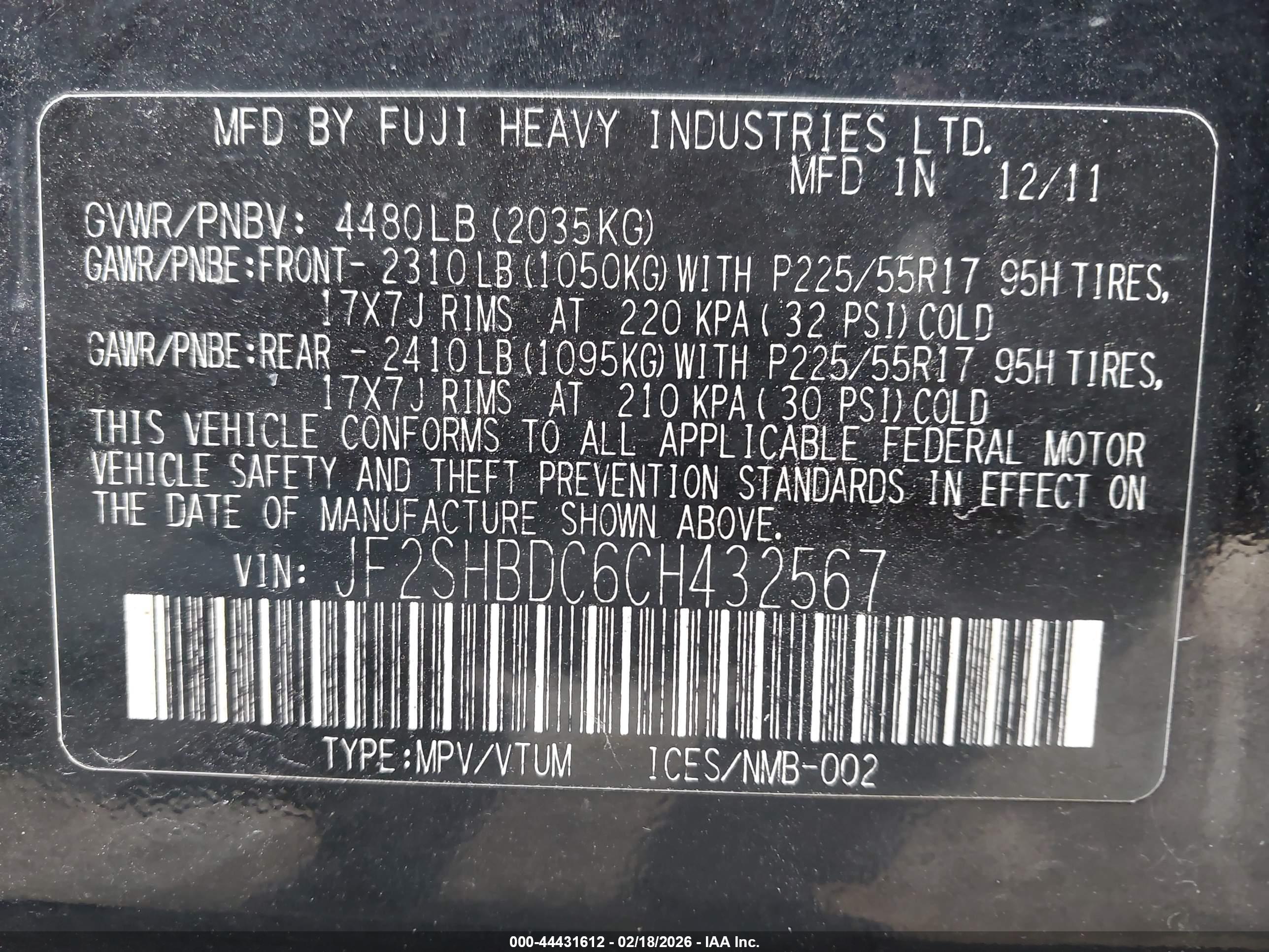SUBARU FORESTER image 9