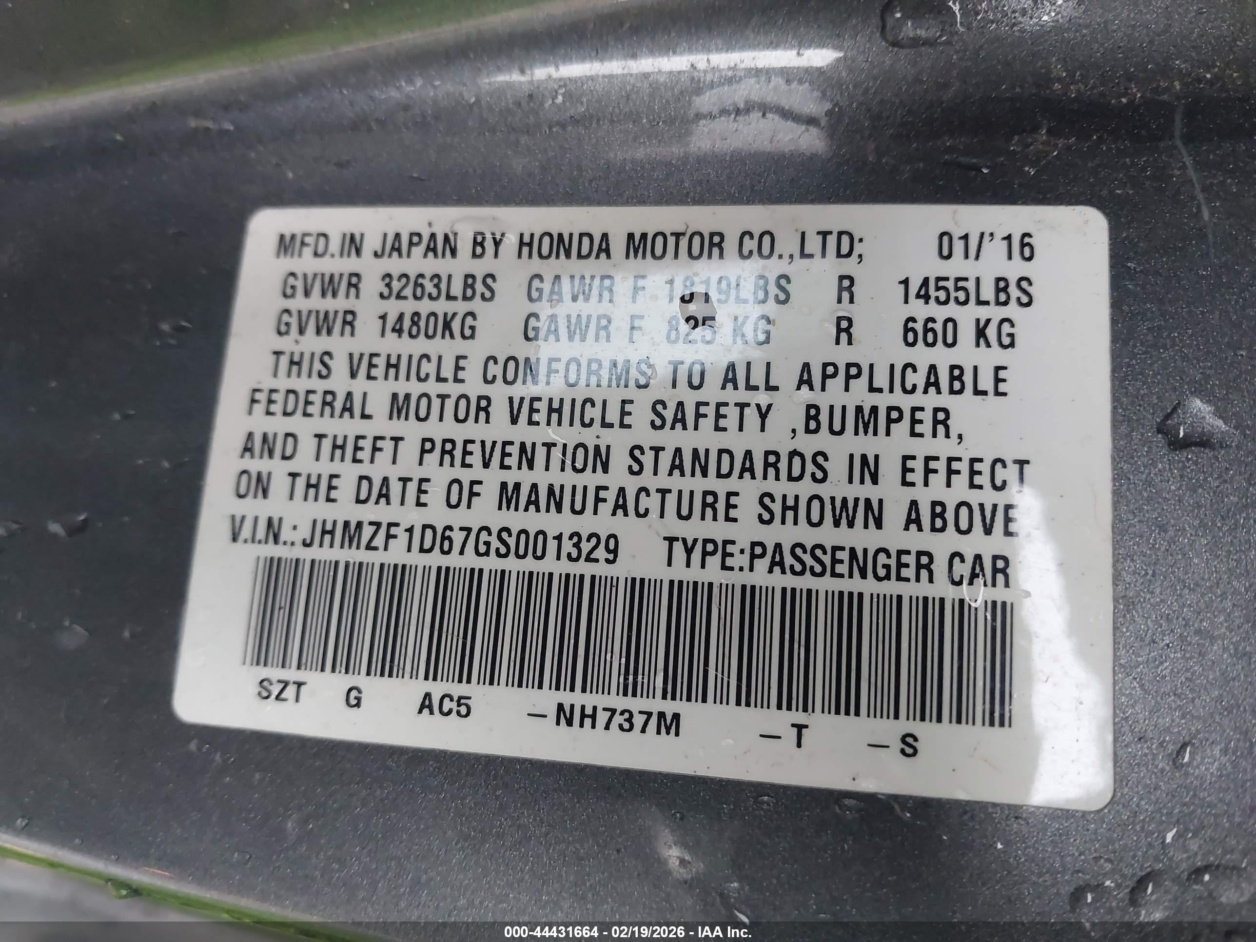 HONDA CR-Z image 9