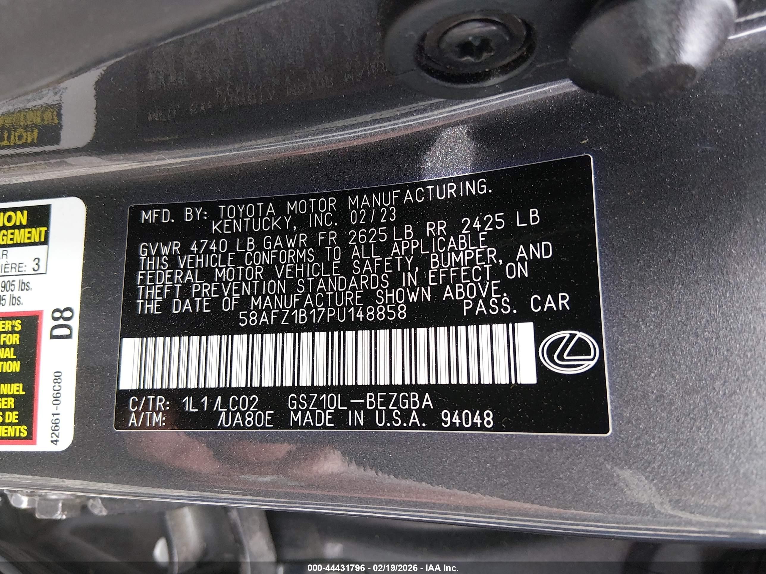 LEXUS ES image 9