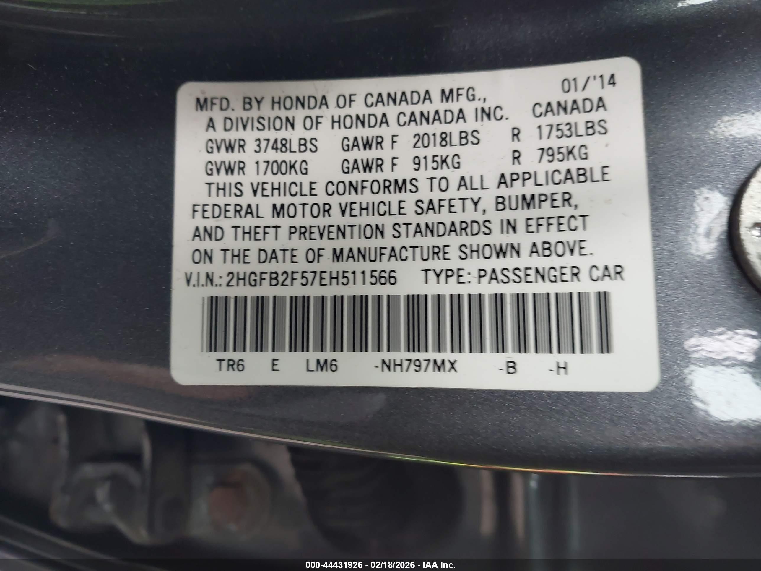 HONDA CIVIC image 9