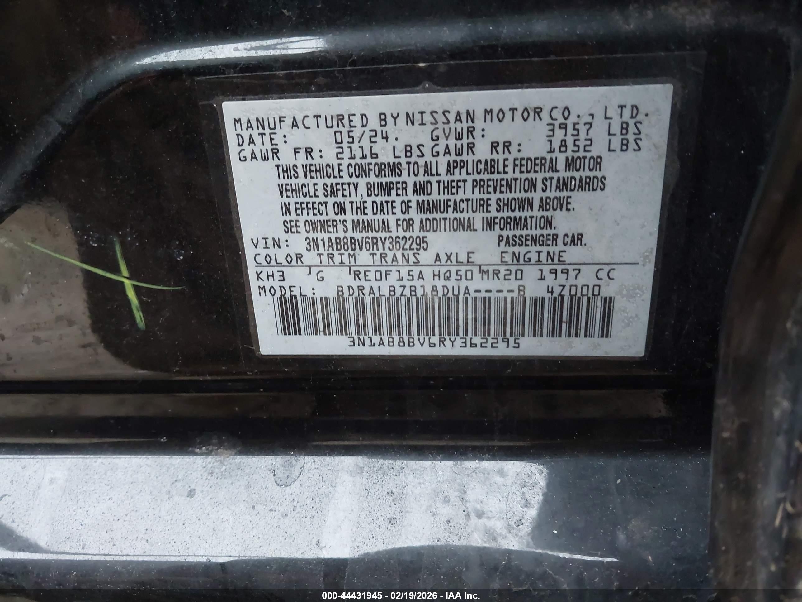 NISSAN SENTRA image 9