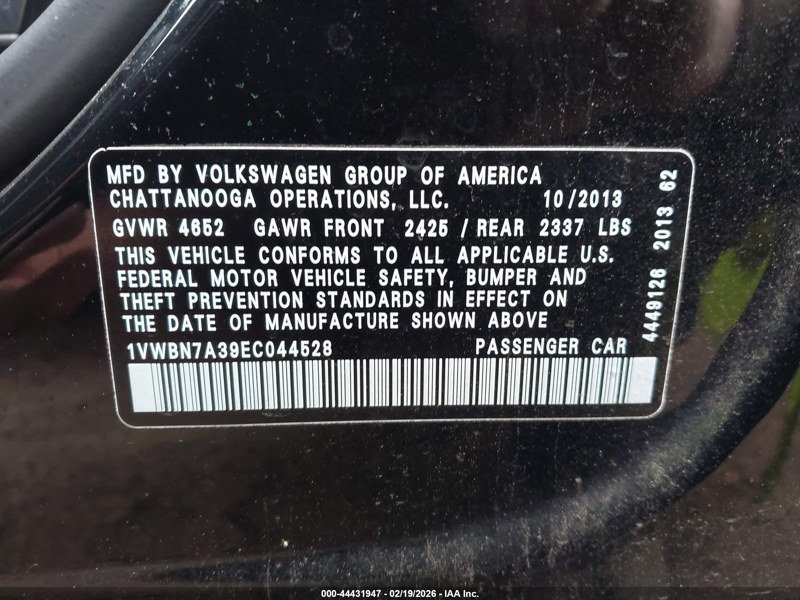 VOLKSWAGEN PASSAT image 9