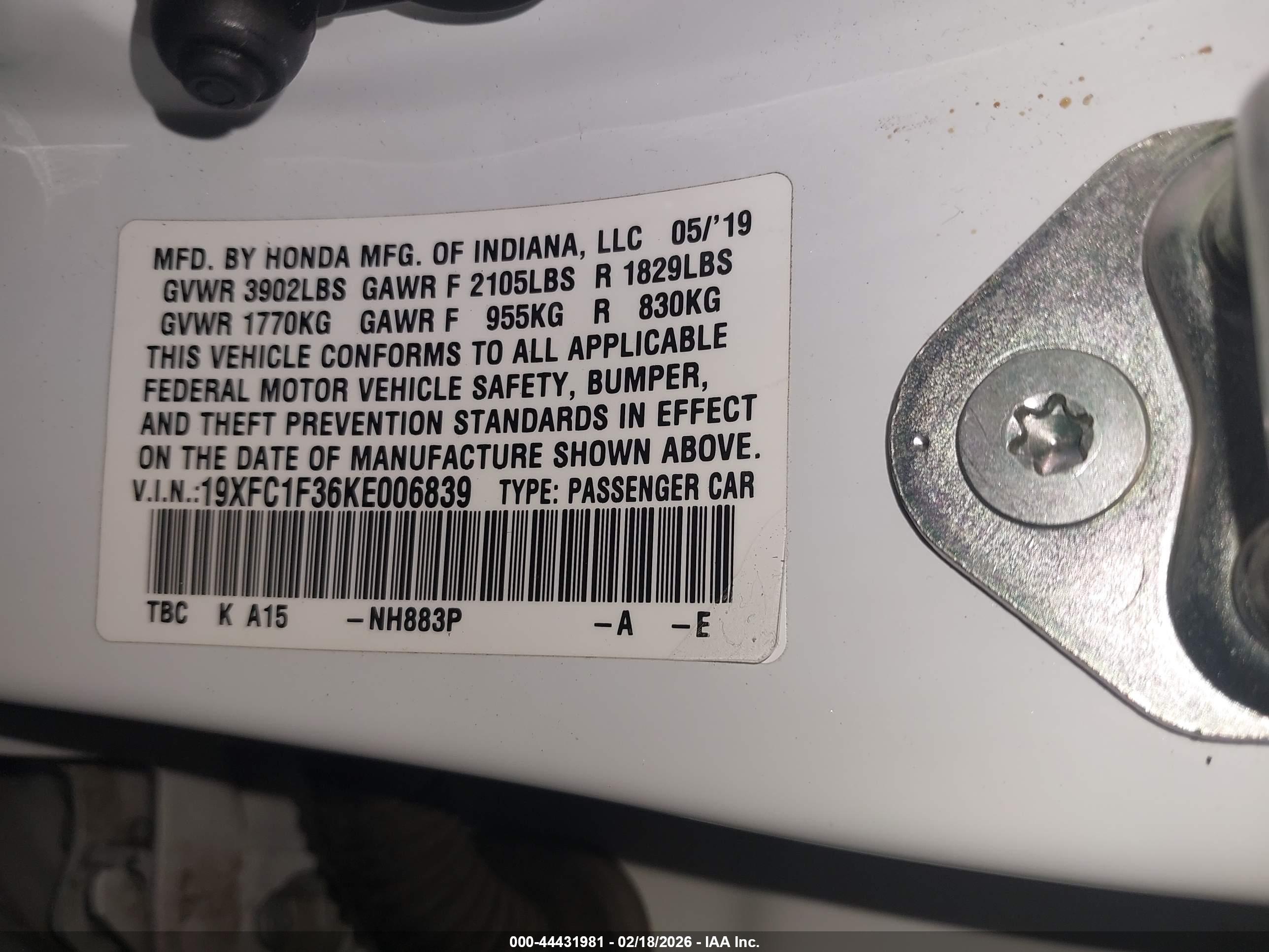 HONDA CIVIC image 9