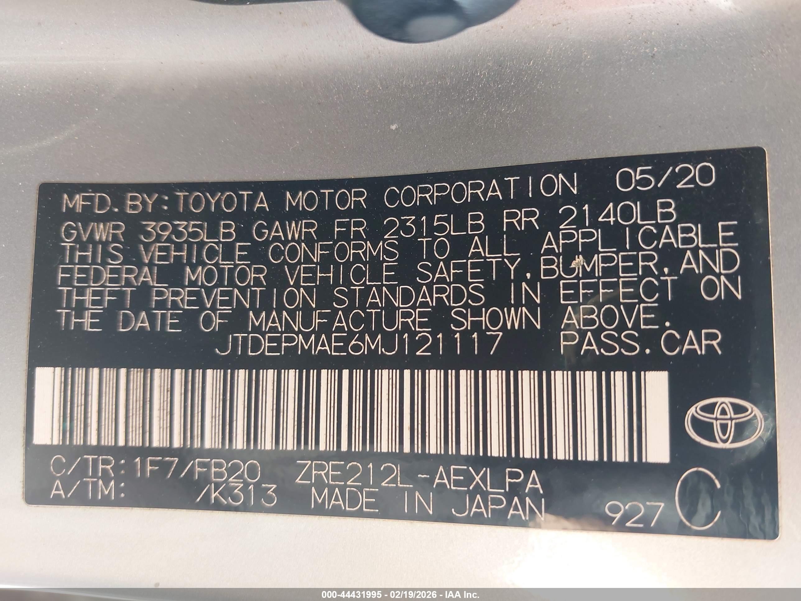 TOYOTA COROLLA image 9