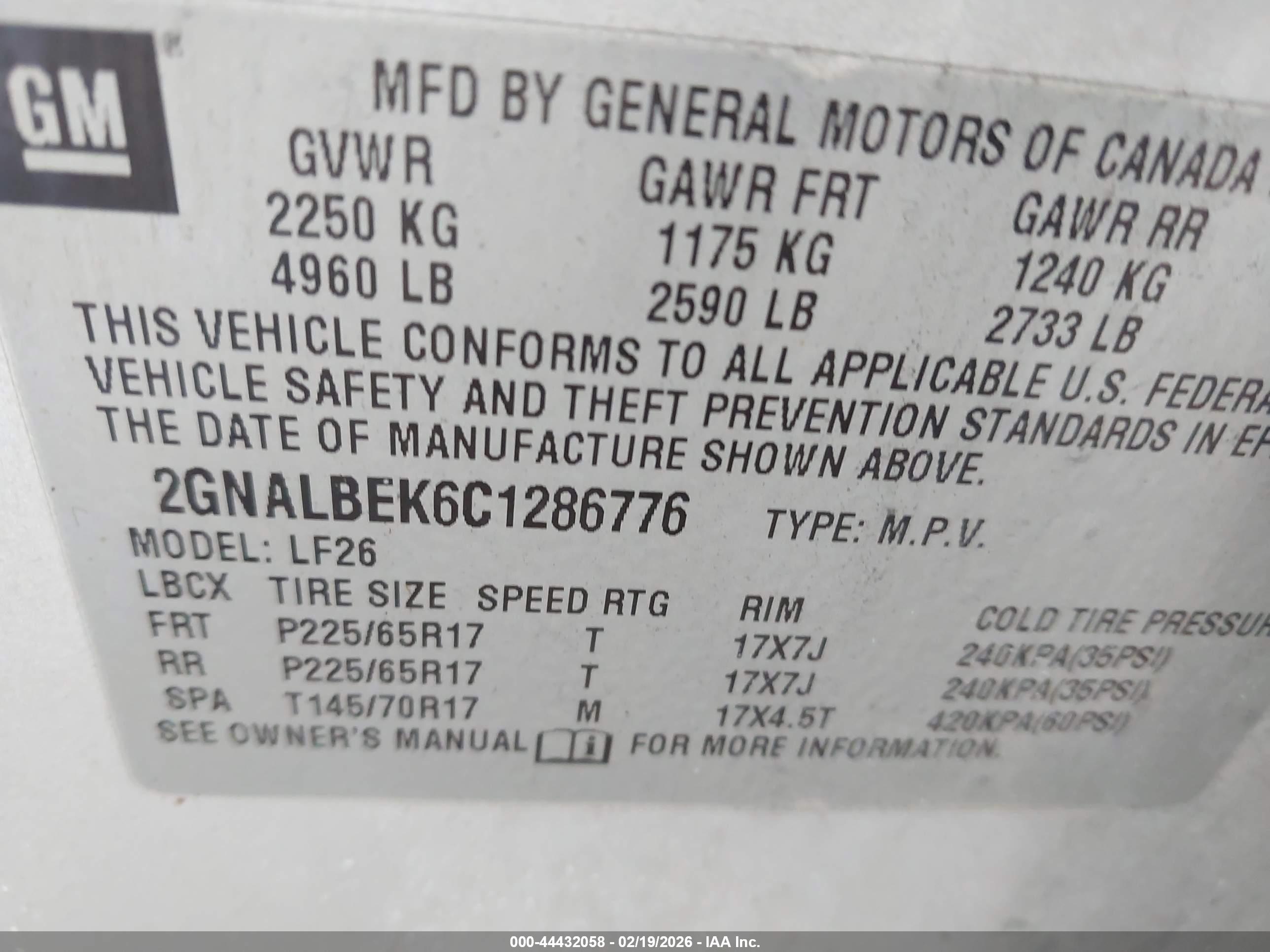 CHEVROLET EQUINOX image 9